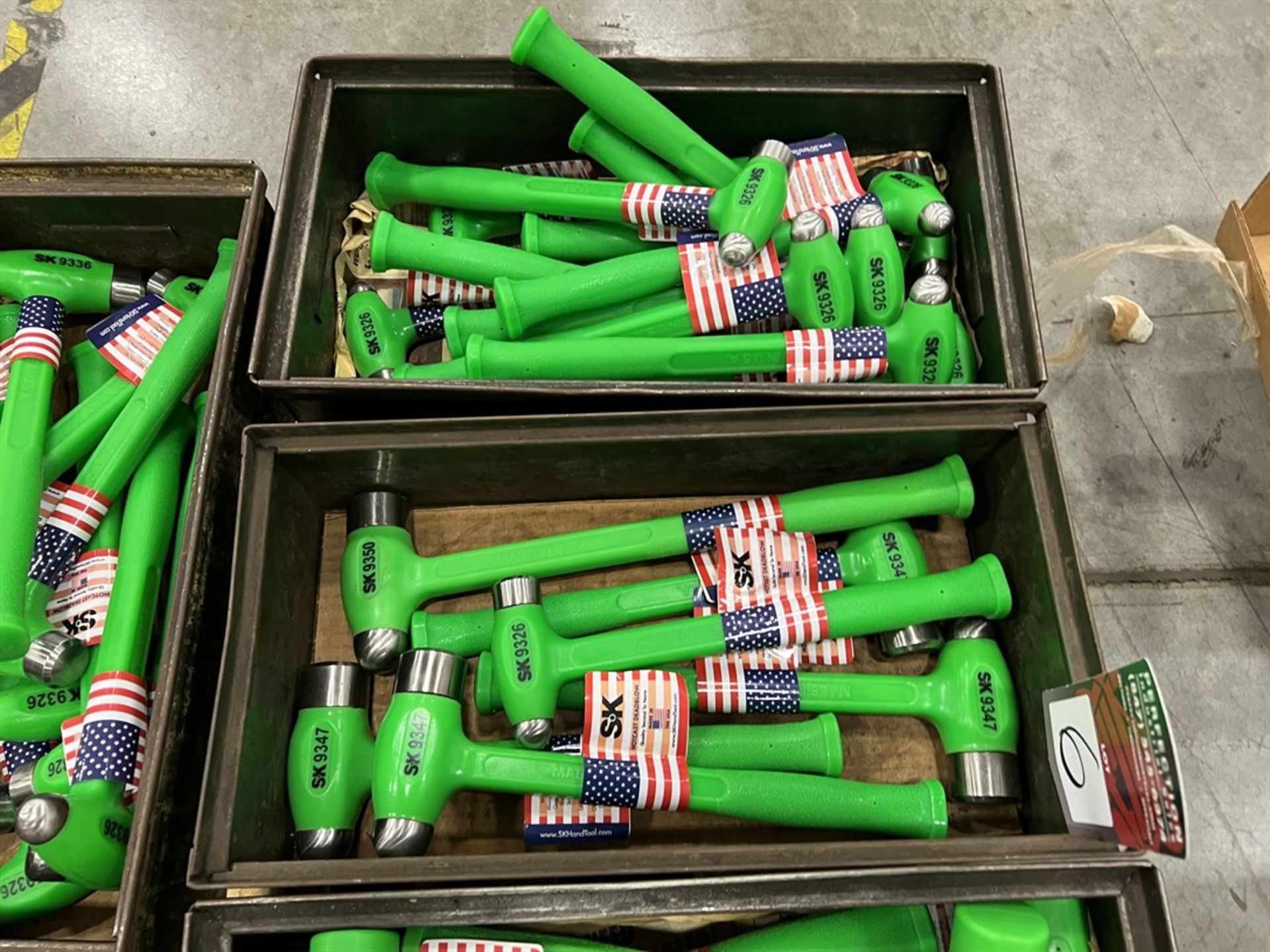 Pallet of Large Assortment of SK Dead Blows and Ball Peen Hammers Including 9326, 9132, 9336, - Image 4 of 5