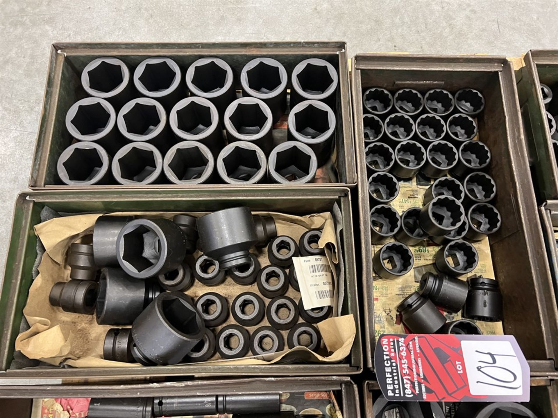 Pallet of 3/4" and 1" Drive Impact Sockets up to 60mm and 2-7/8" - Image 4 of 5