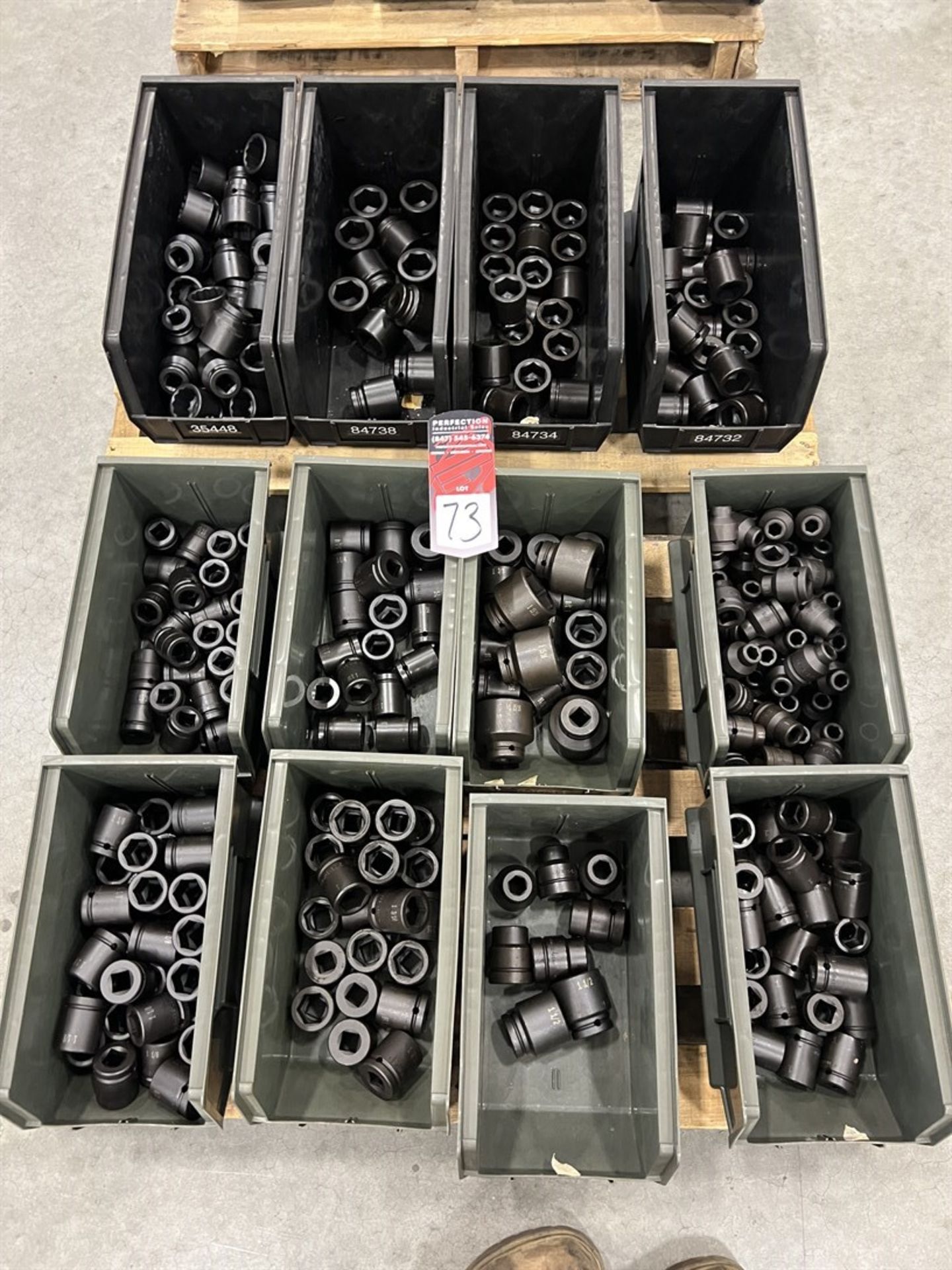 Pallet of 3/4" Drive Impact Sockets up to 38mm and 1-15/16" - Image 2 of 8