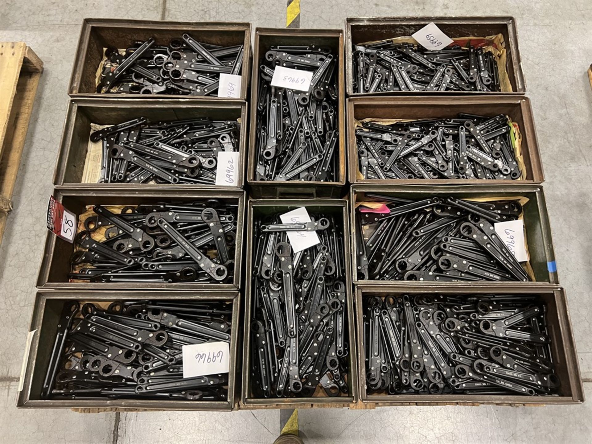 Pallet of Assorted Ratcheting Wrenches