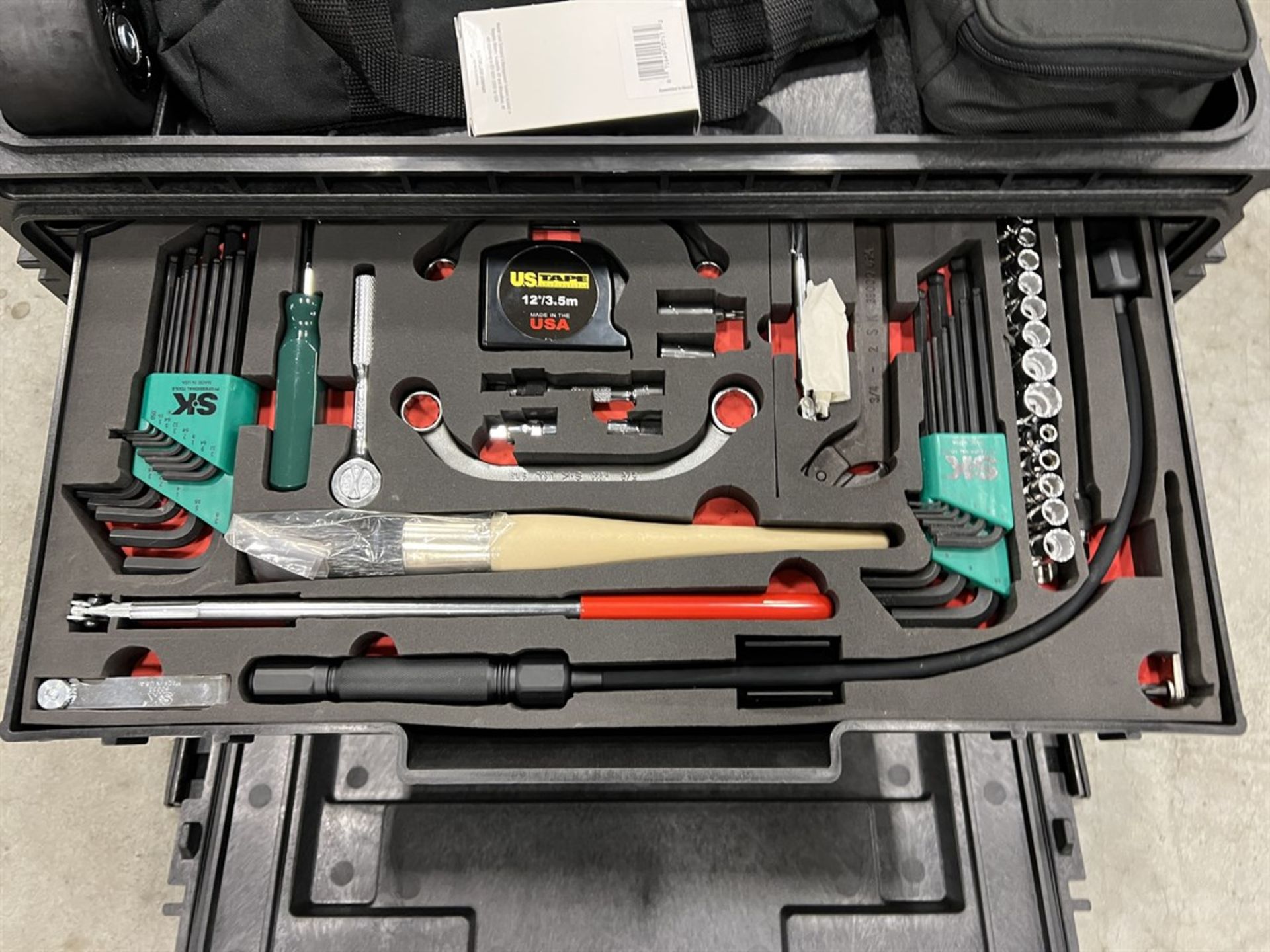 SK TOOL General Mechanics Complete Tool Kit, Including Pelican Case, Sockets, Rachets, Key Set, - Image 5 of 11