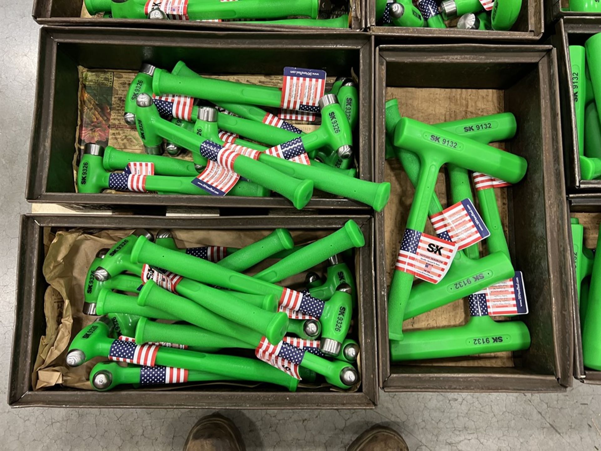 Pallet of Large Assortment of SK Dead Blows and Ball Peen Hammers Including 9326, 9132, 9336, - Image 2 of 5