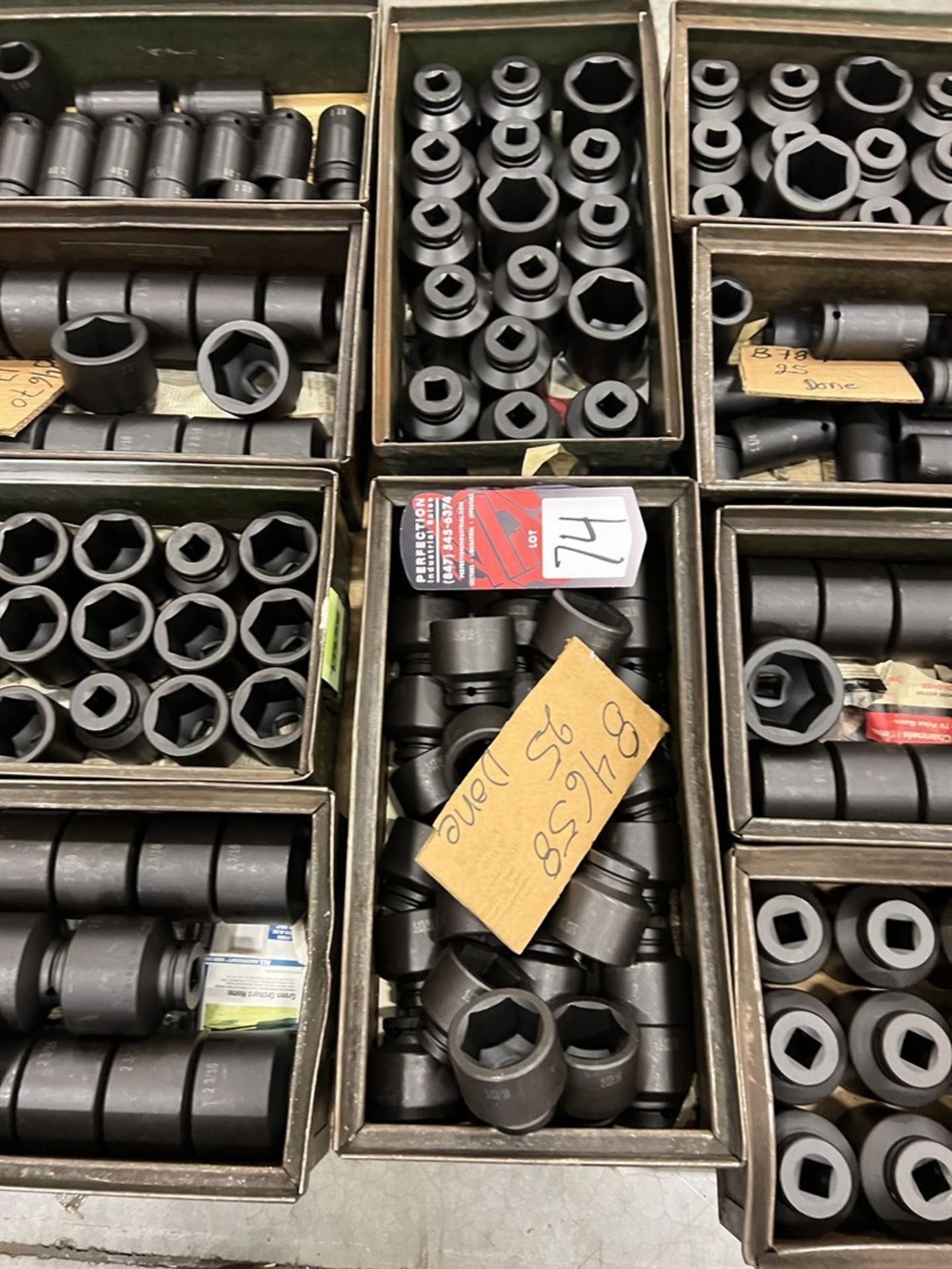 Pallet of 3/4" Drive Impact Sockets from 1-1/4" to 2-3/16" - Image 3 of 4