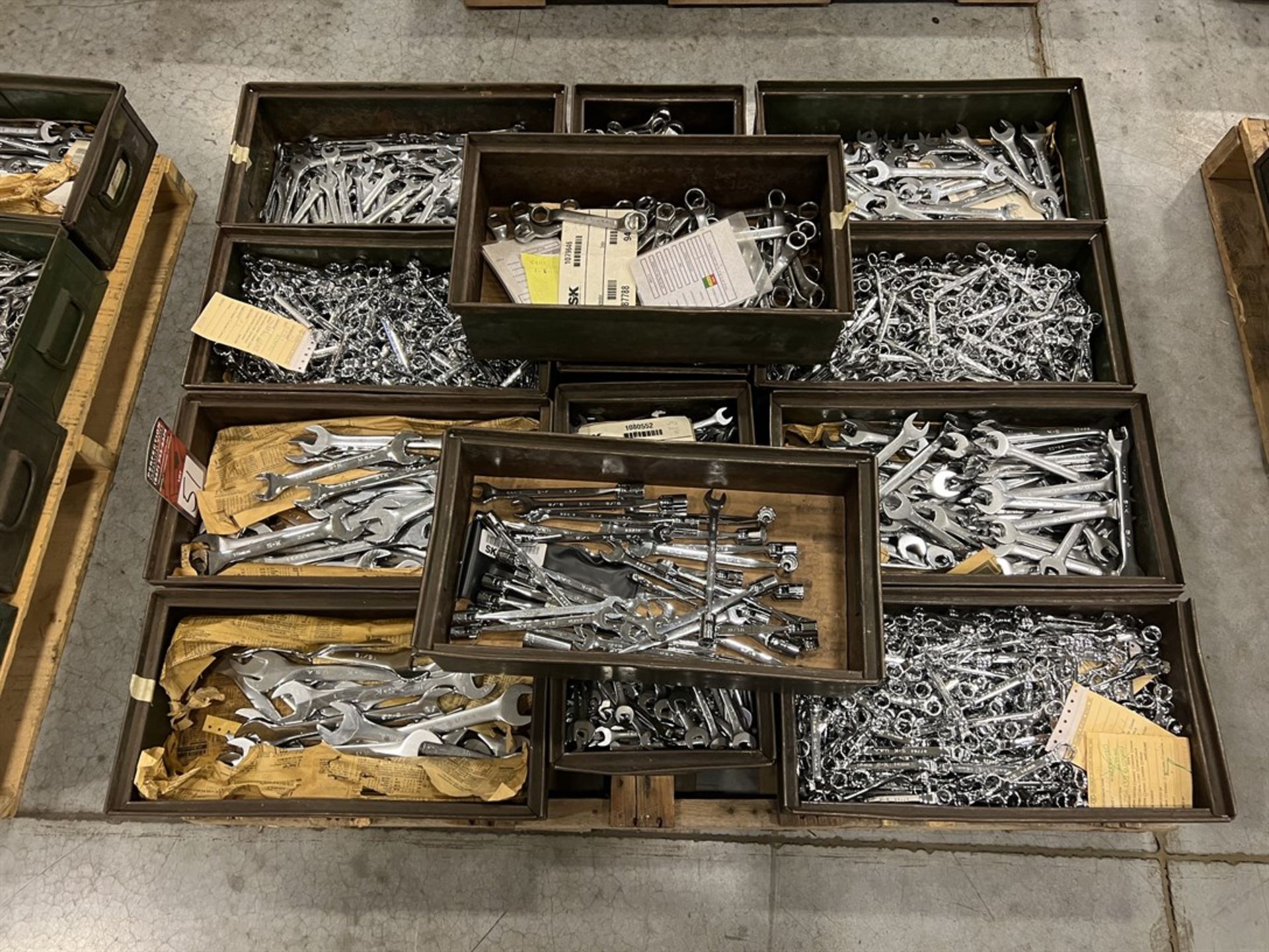 Pallet of Assorted Wrenches