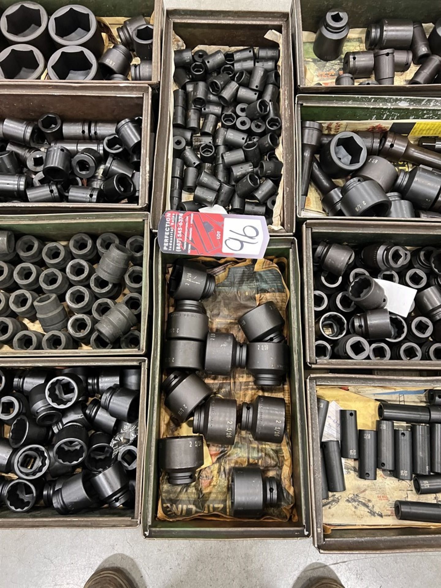 Pallet of 1/2", 3/4" and 1" Drive Impact Sockets up to 2-3/16" - Image 3 of 4