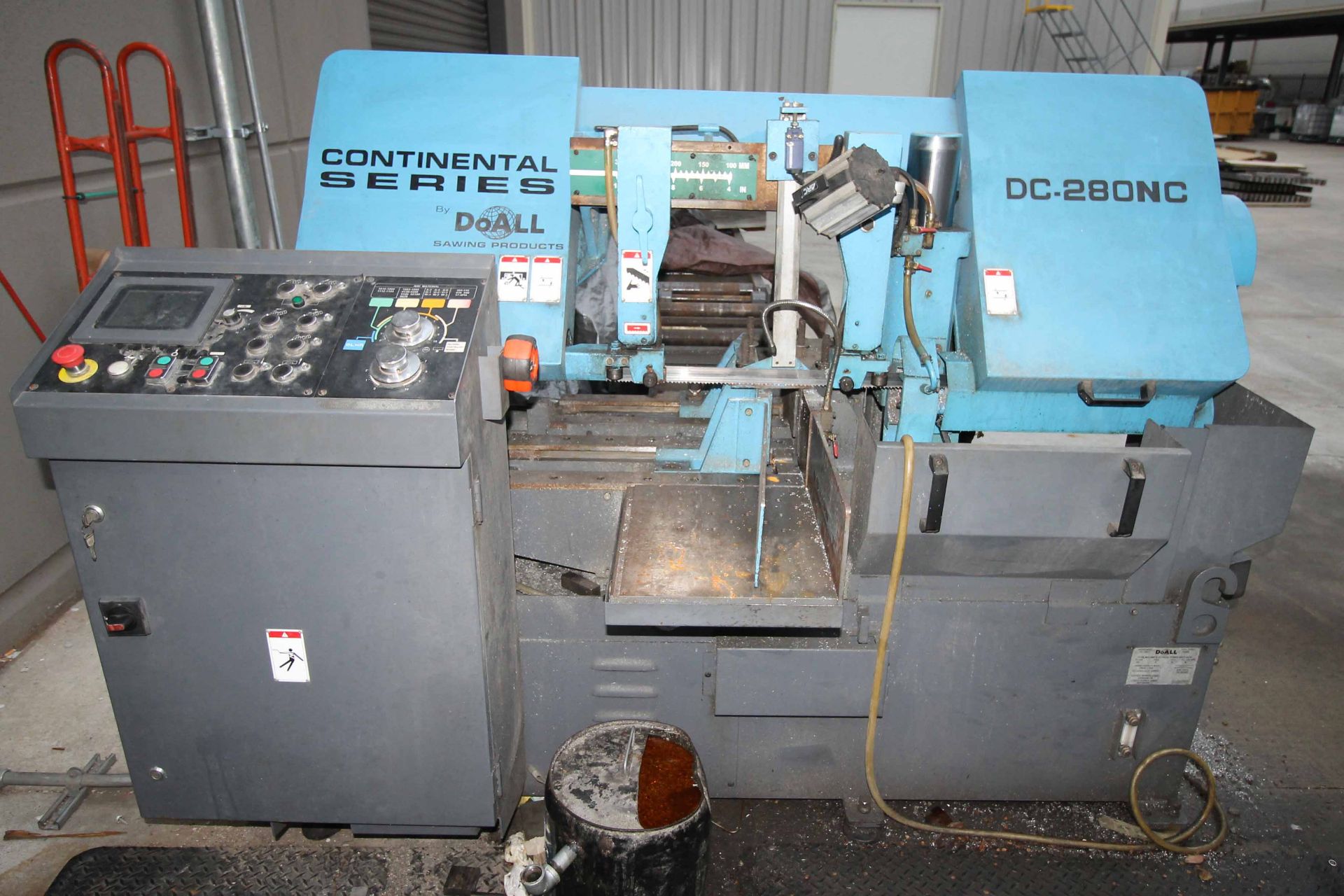 HORIZONTAL BANDSAW, DOALL CONTINENTAL SERIES MDL. DC-280NC, new 2018, 11-3/4” x 11” cap., pwr. - Image 2 of 6