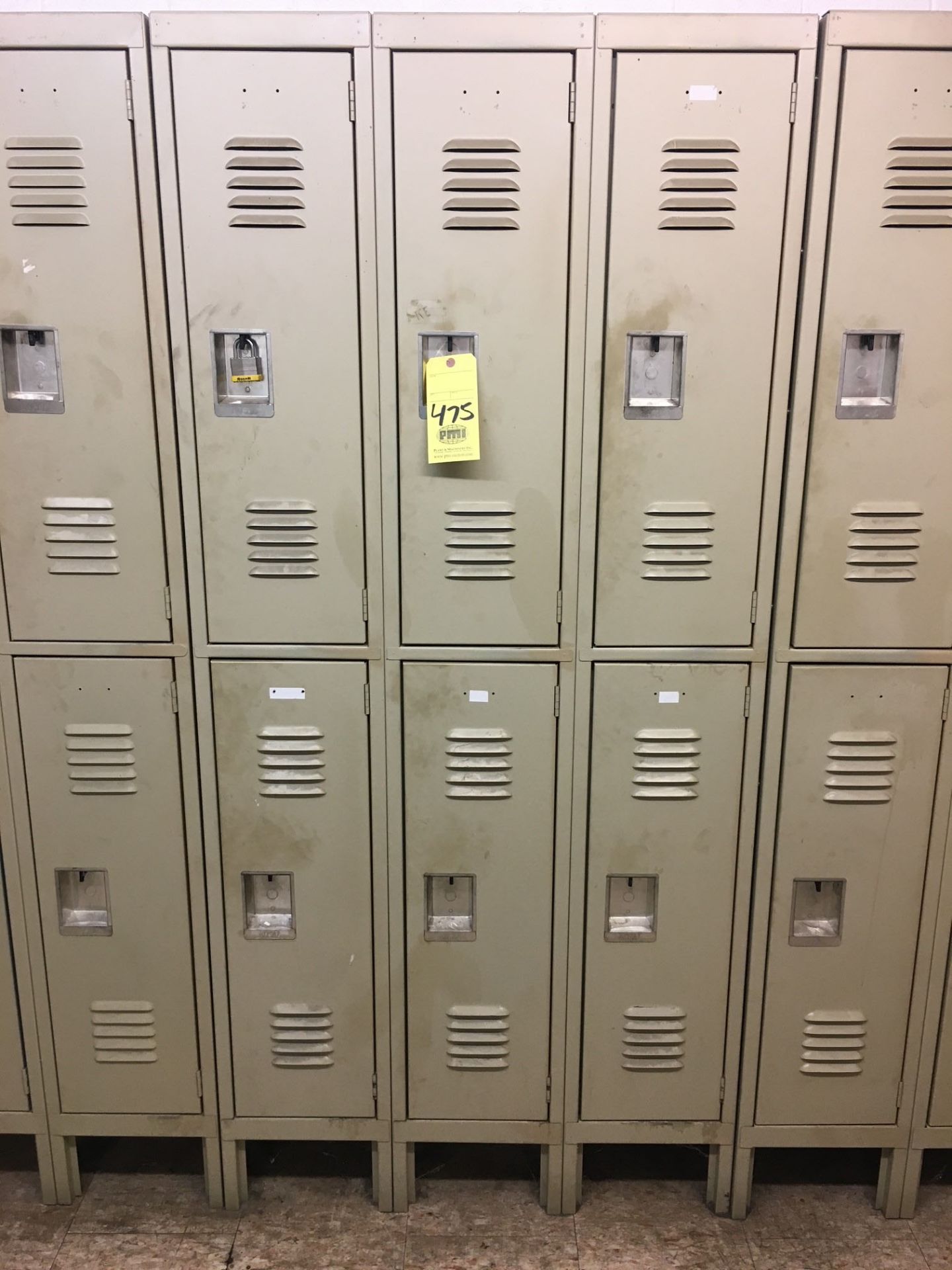 LOT OF PERSONEL LOCKERS (3), 2-door units