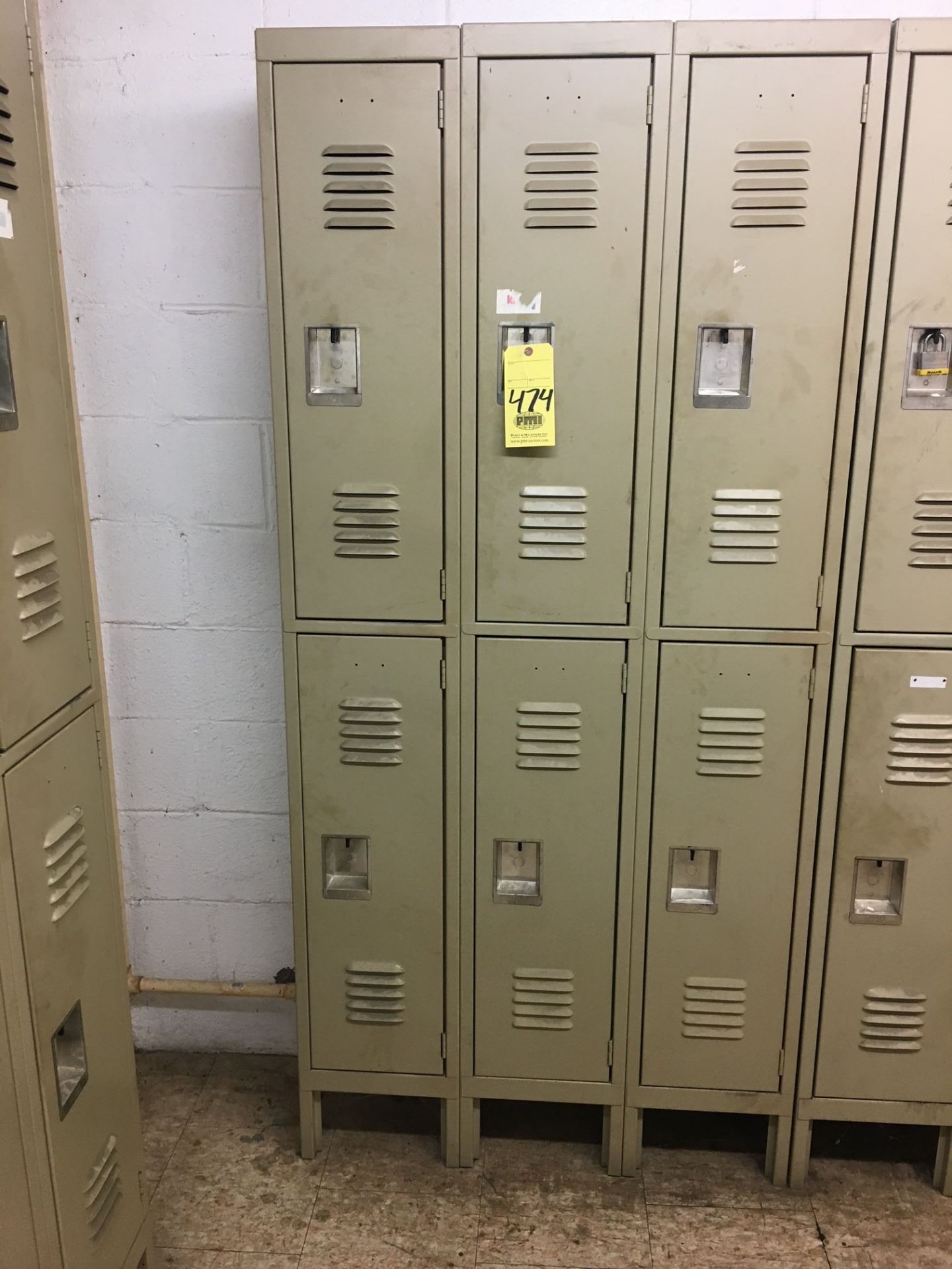 LOT OF PERSONEL LOCKERS (3), 2-door units