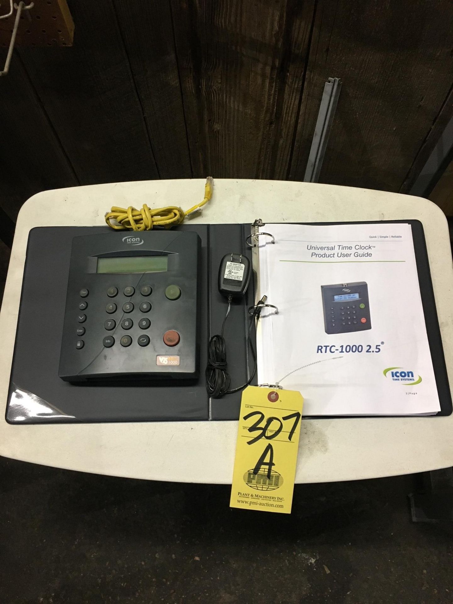 EMPLOYEE TIMECLOCK, ICON, MDL. RTC-1000