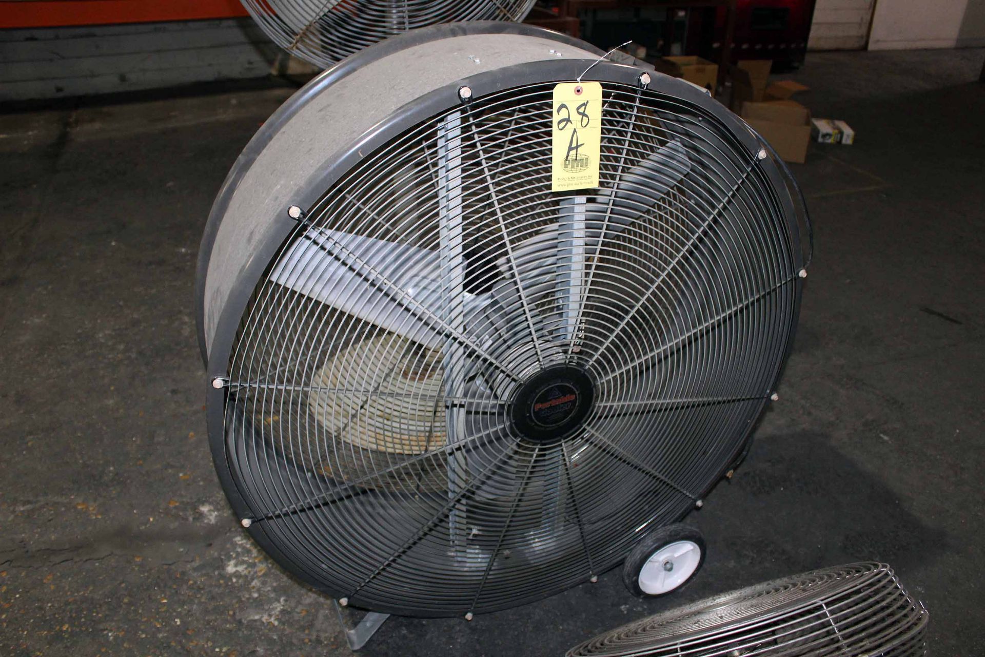 PORTABLE DRUM FAN, TRIANGLE IND. MDL. PC4214, 42" direct drive, 1/2 HP