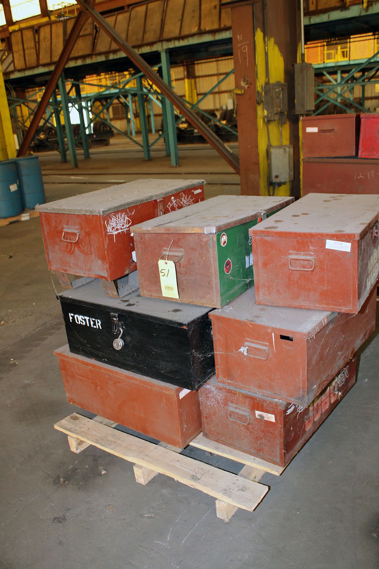 LOT OF TOOLBOXES (approx. 11), JOBOX MDL. 650990 (on one pallet)