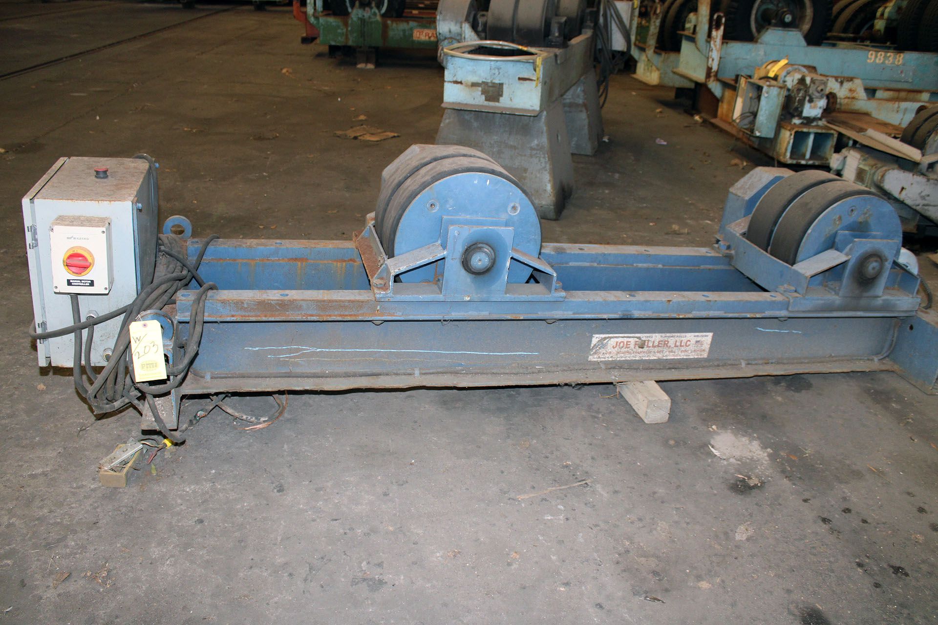 LOT OF TURNING ROLLS: (8) drive units & (4) idler units, approx. 20" dia. wheel - Image 5 of 7