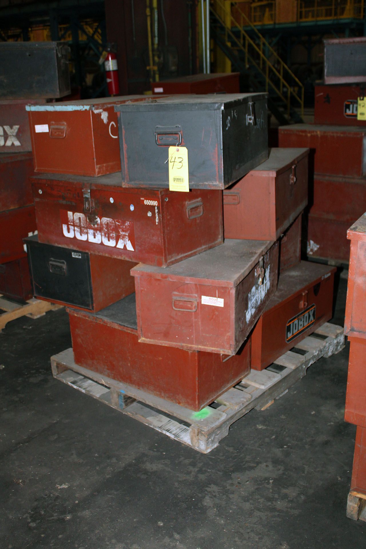 LOT OF TOOLBOXES (approx. 11), JOBOX MDL. 650990 (on one pallet) - Image 2 of 2