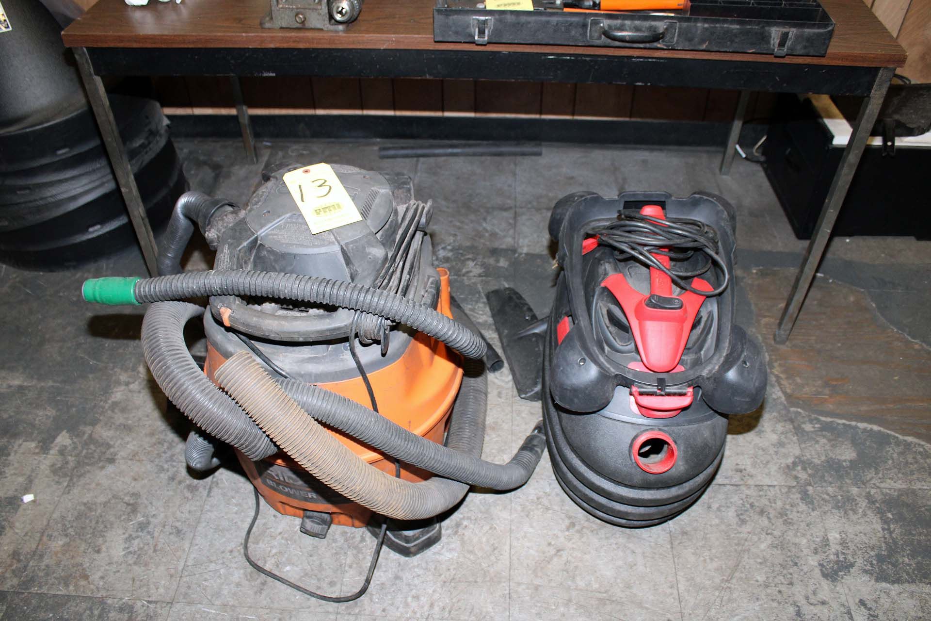 LOT OF SHOP VACUUMS (2)