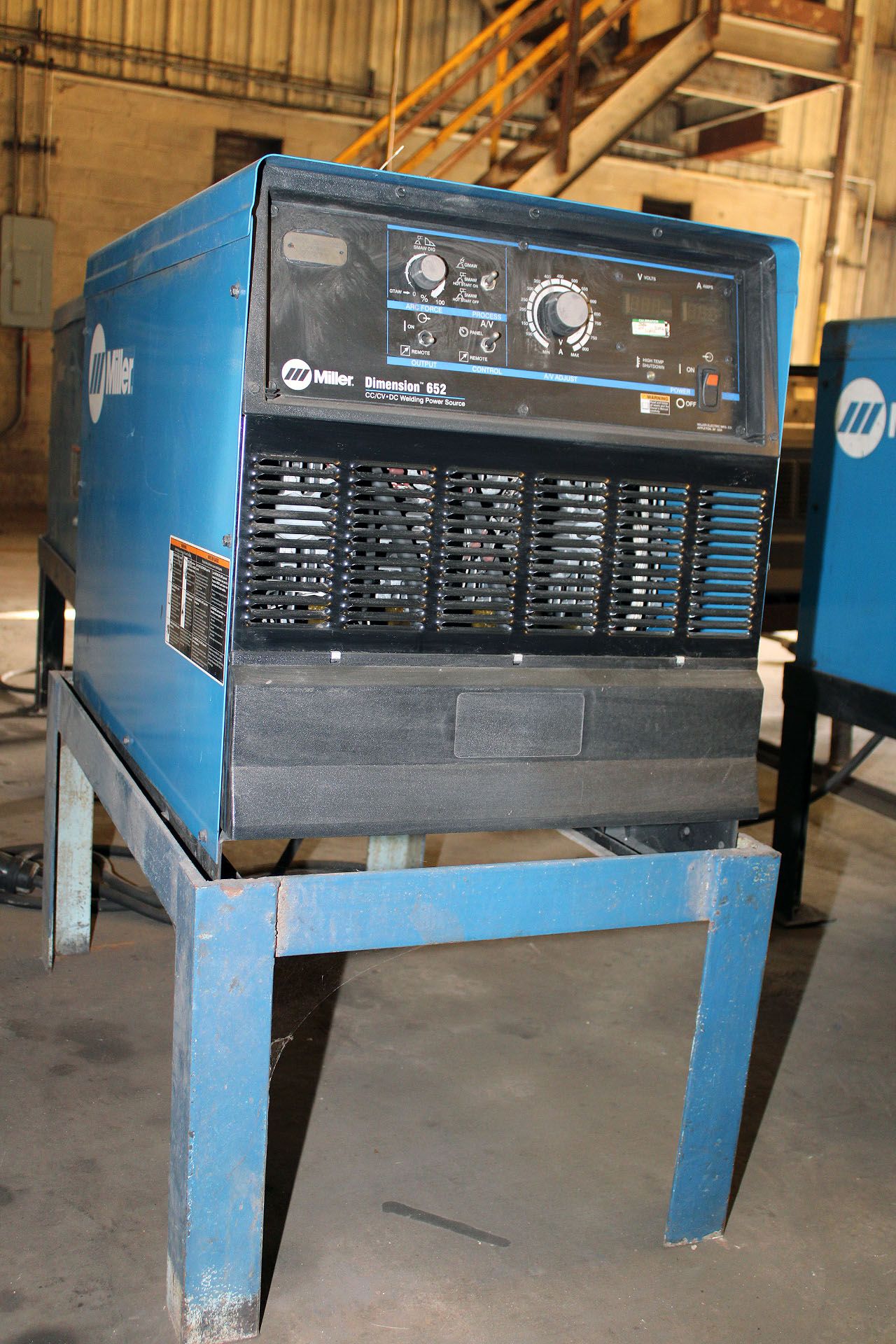 WELDING MACHINE, MILLER MDL. DIMENSION 652 POWER SOURCE, new 2014, S/N ME310189C