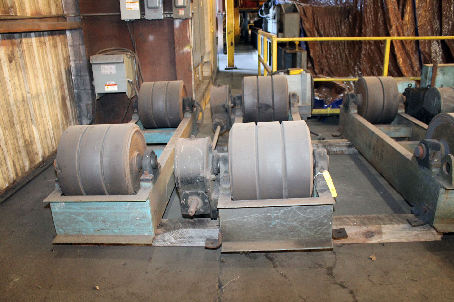 TURNING ROLL SET, approx. 20" dia. wheel