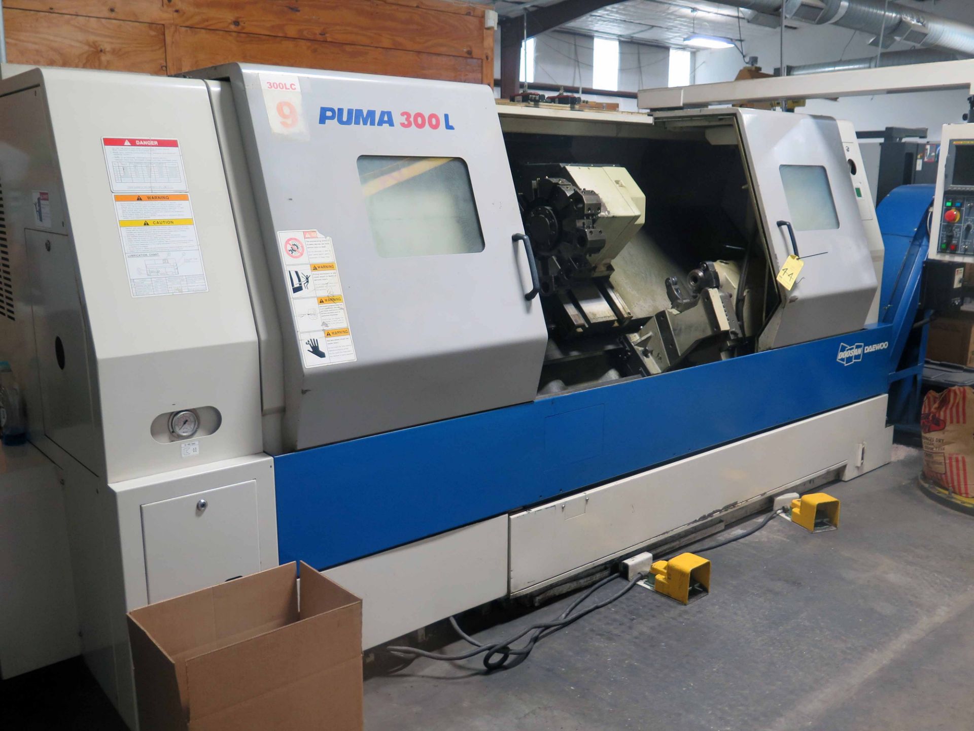 CNC LATHE, DOOSAN PUMA MDL. 300LC, new 2005, Fanuc Series 21i-TB CNC control, 23.2" swing over