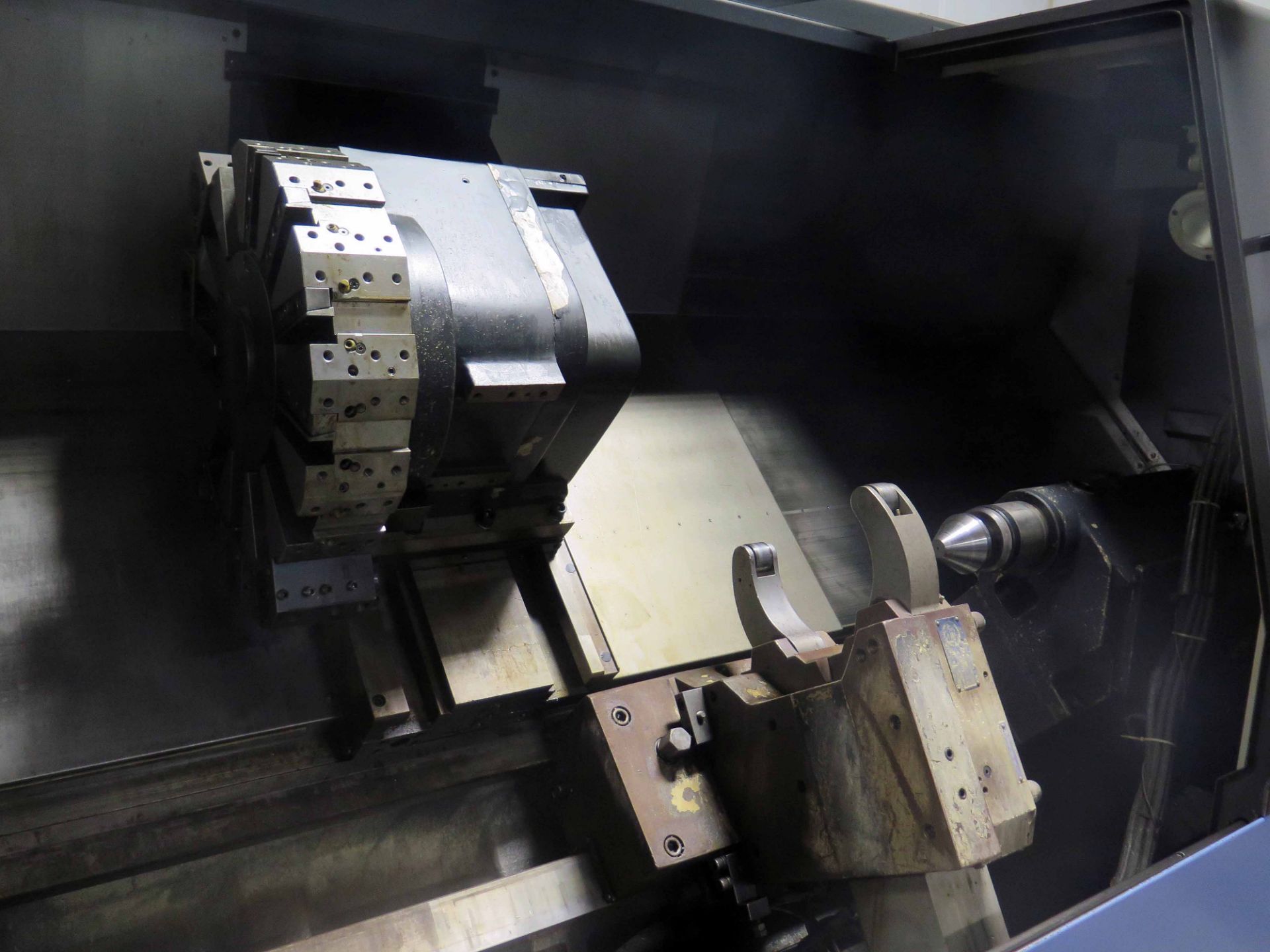 CNC LATHE, DOOSAN PUMA MDL. 400LC, new 2011, Doosan Fanuc I Series CNC control, 27.5" swing over - Image 3 of 6