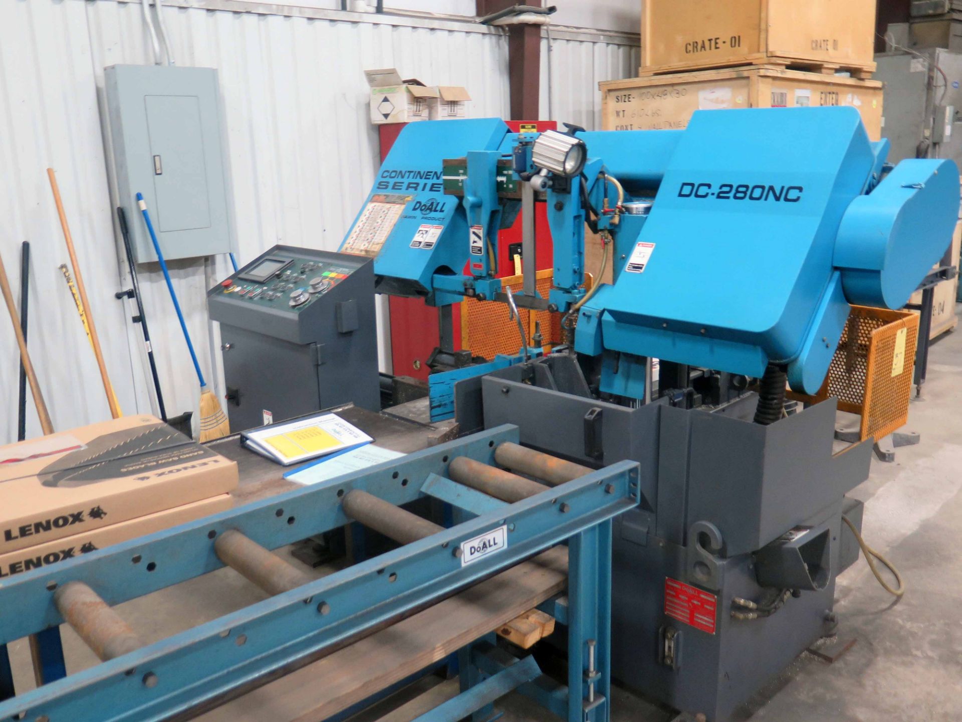 AUTOMATIC HORIZONTAL BANDSAW, DOALL MDL. DC-280NC CONTINENTAL SERIES, new 2013, 11" round cap., 1-