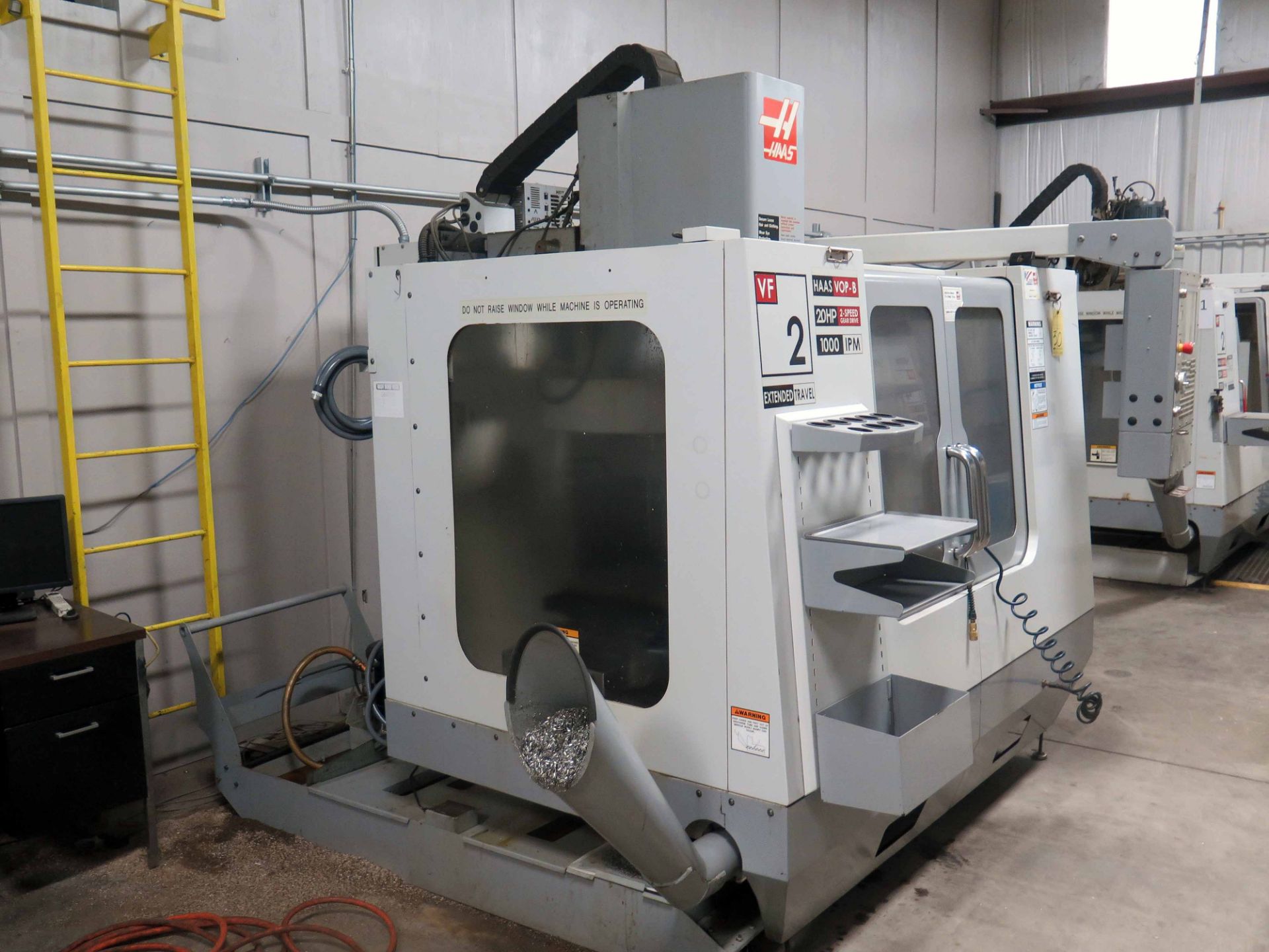 CNC VERTICAL MACHINING CENTER, HAAS MDL. VF-2BYT, new 2006, extended travel, Haas V0P-B CNC control, - Image 4 of 6