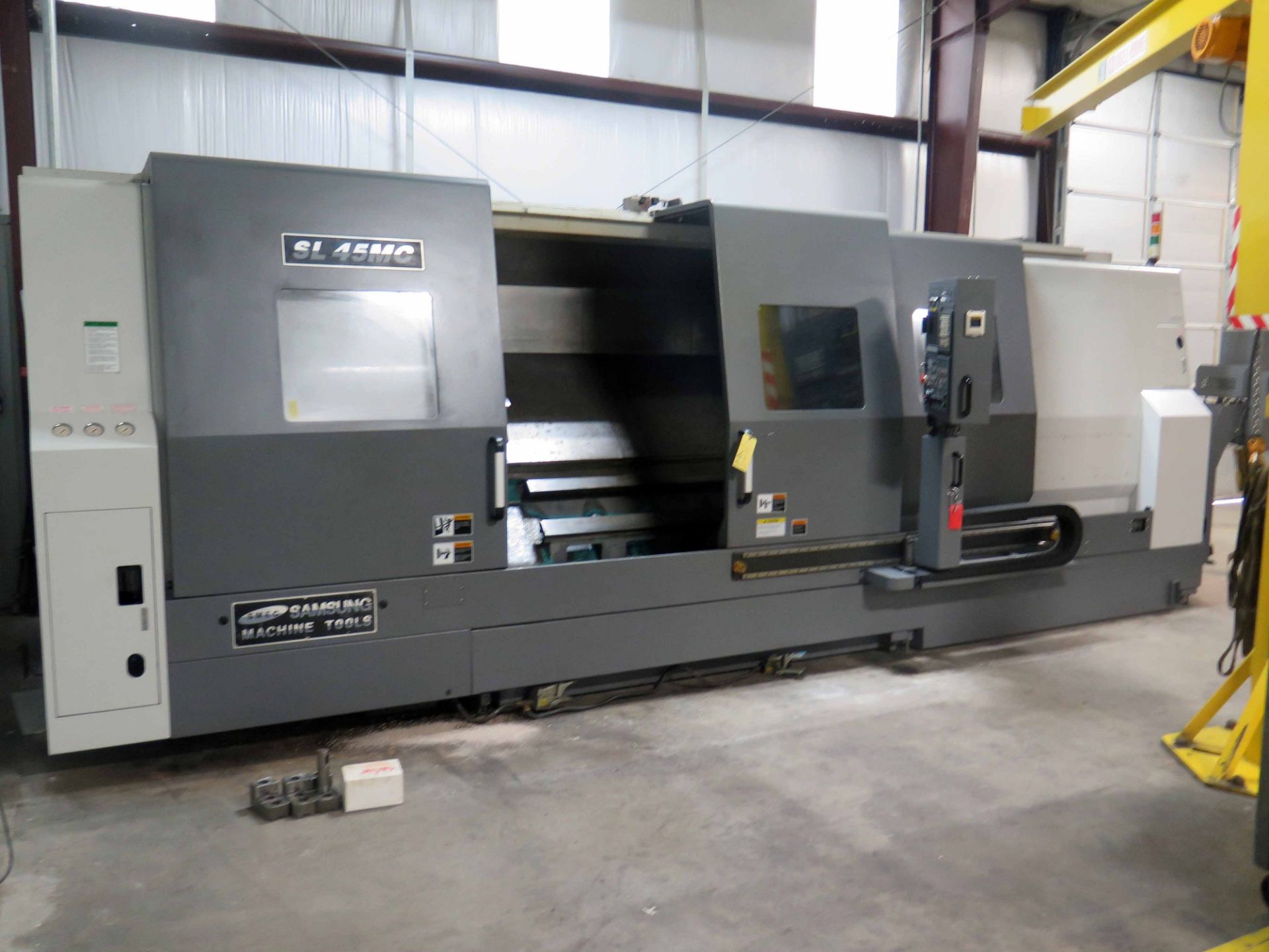 CNC LATHE, SAMSUNG MDL. SL45MC/3000, new 2010, Fanuc Series Oi-TD CNC control, 30.5" swing over bed,