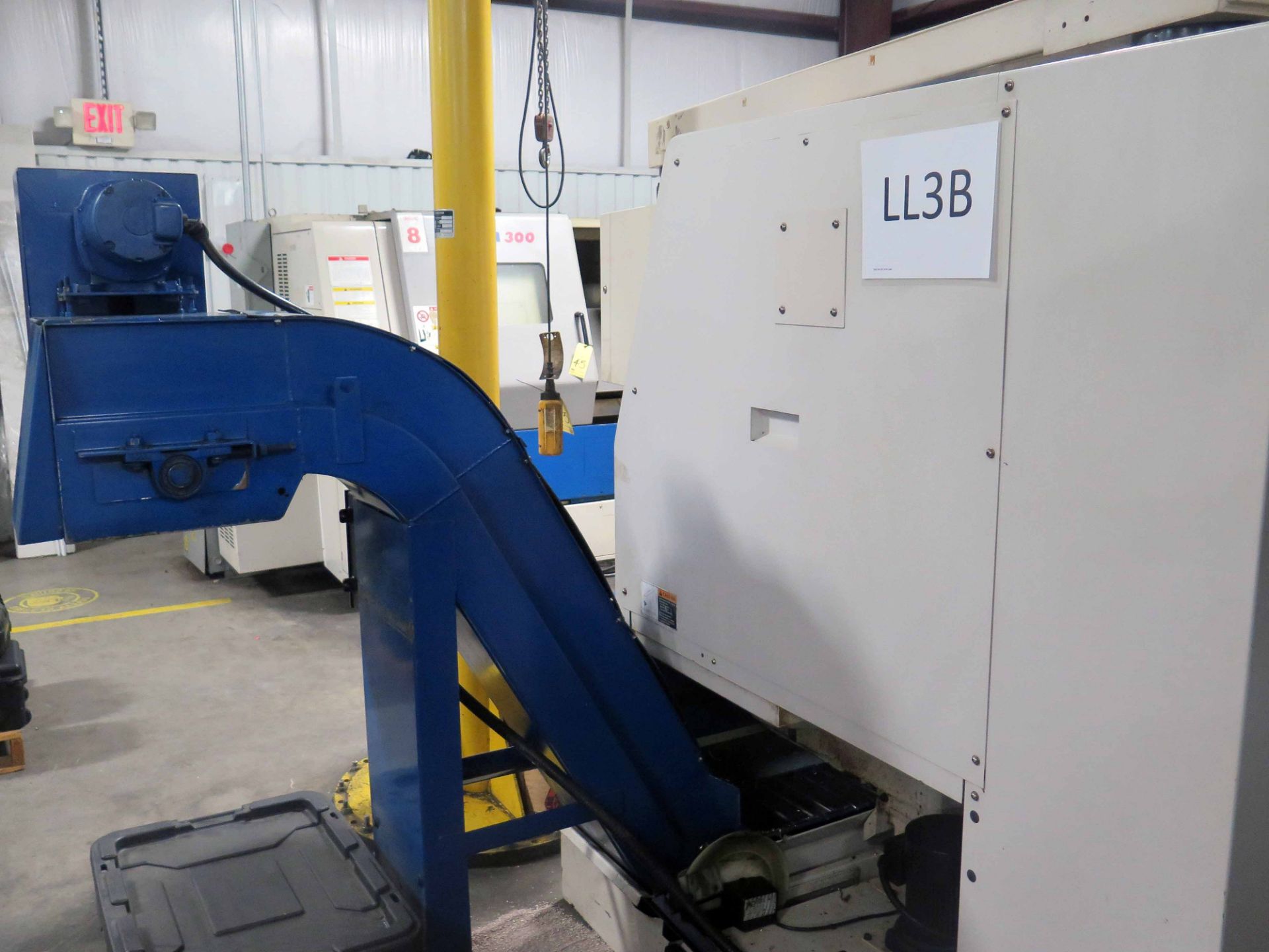 CNC LATHE, DOOSAN PUMA MDL. 300LC, new 2005, Fanuc Series 21i-TB CNC control, 23.2" swing over - Image 6 of 6