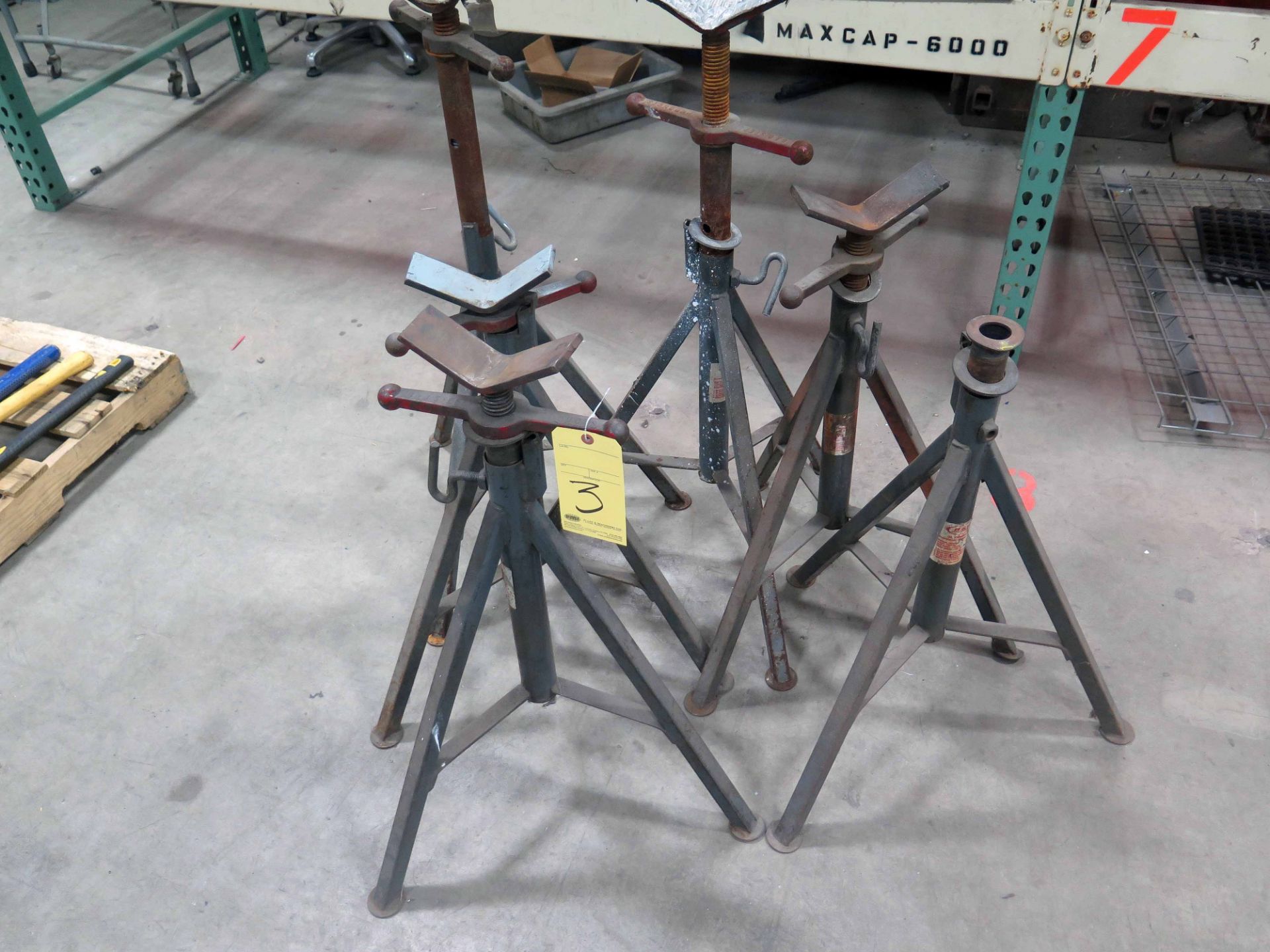 LOT OF JACK STANDS (6)