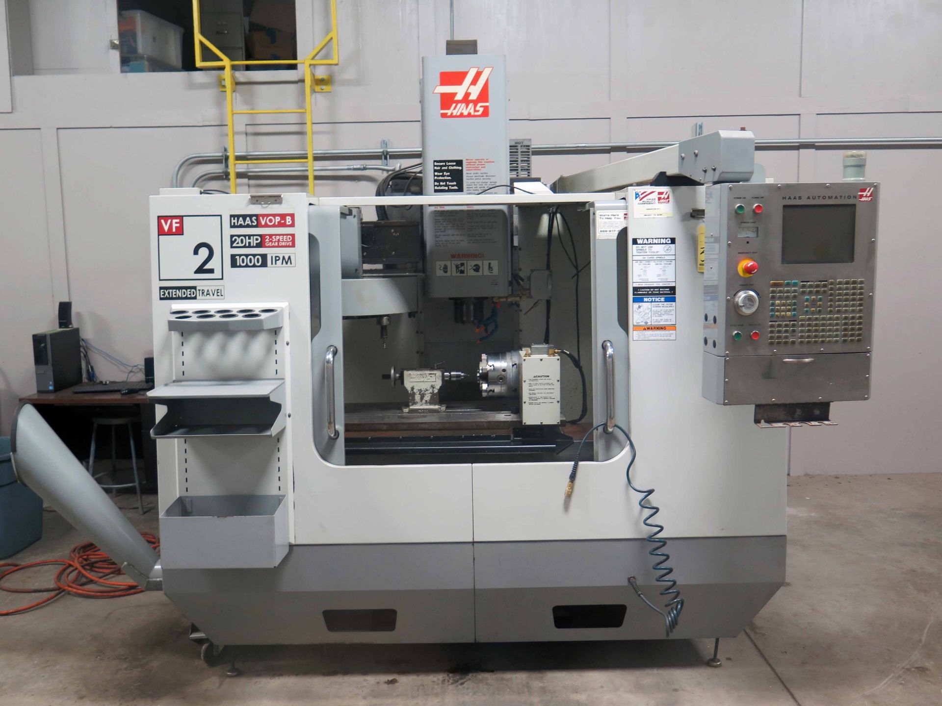 CNC VERTICAL MACHINING CENTER, HAAS MDL. VF-2BYT, new 2006, extended travel, Haas V0P-B CNC control,