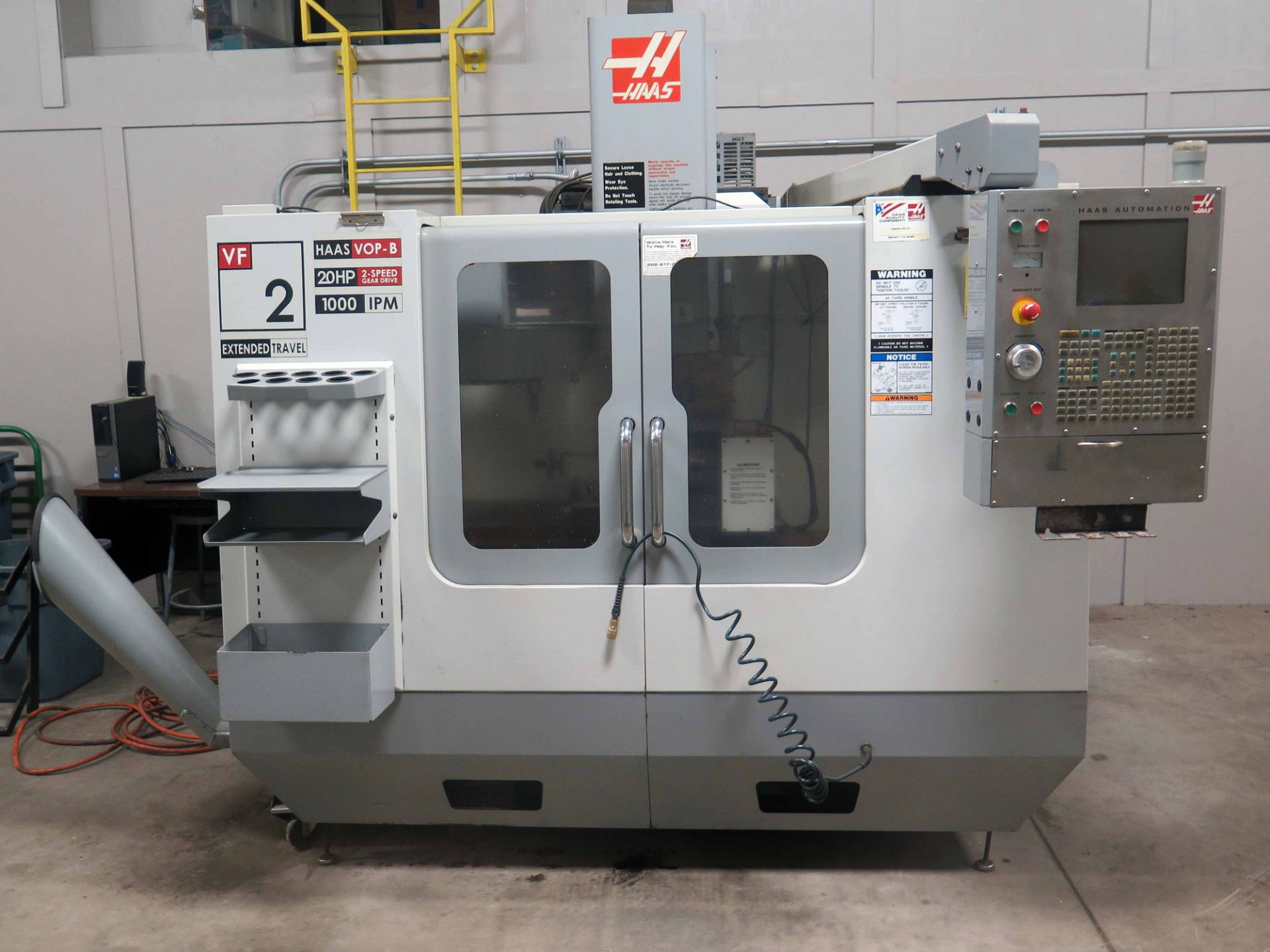 CNC VERTICAL MACHINING CENTER, HAAS MDL. VF-2BYT, new 2006, extended travel, Haas V0P-B CNC control, - Image 3 of 6