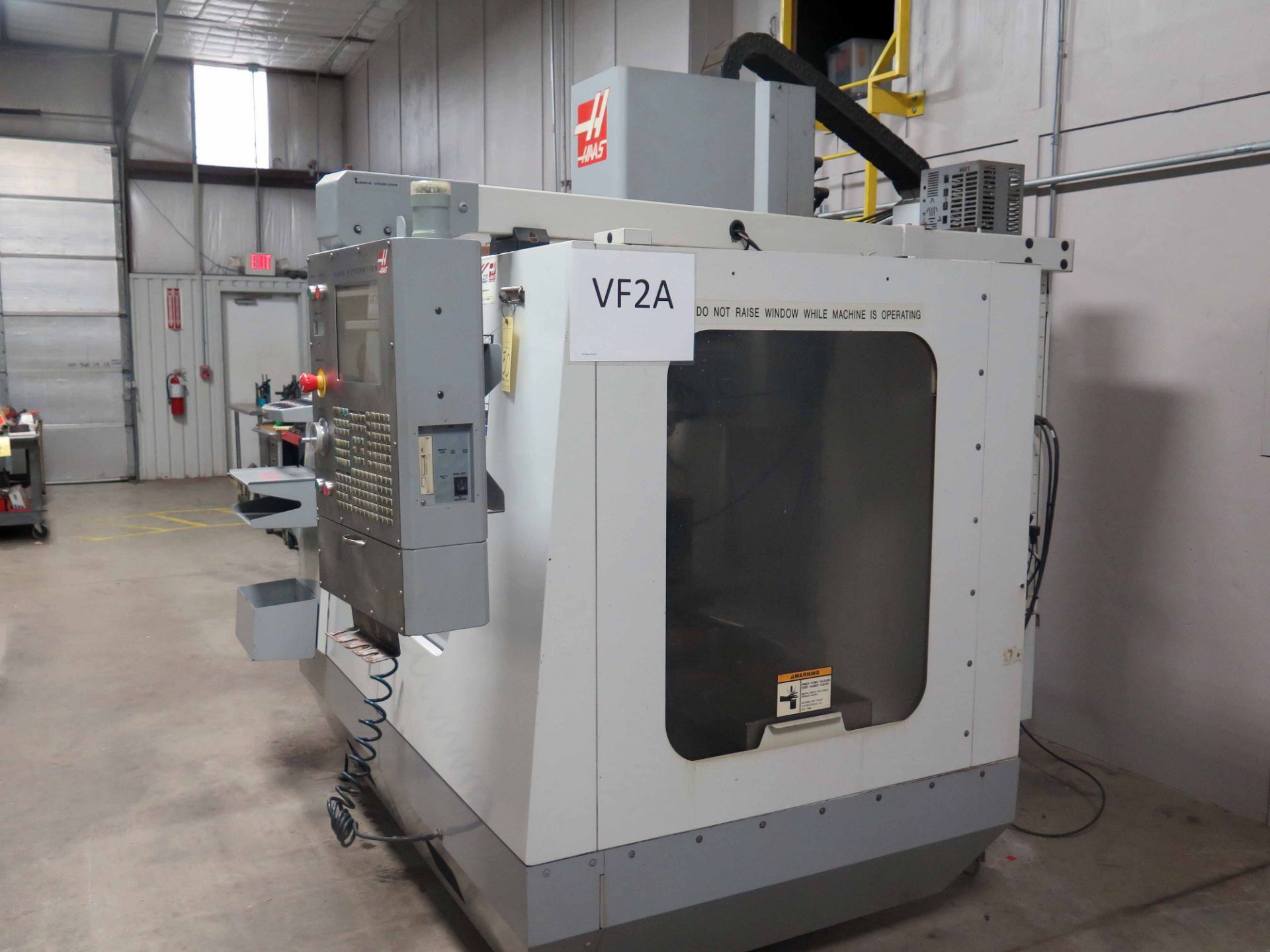 CNC VERTICAL MACHINING CENTER, HAAS MDL. VF-2BYT, new 2006, extended travel, Haas V0P-B CNC control, - Image 6 of 6