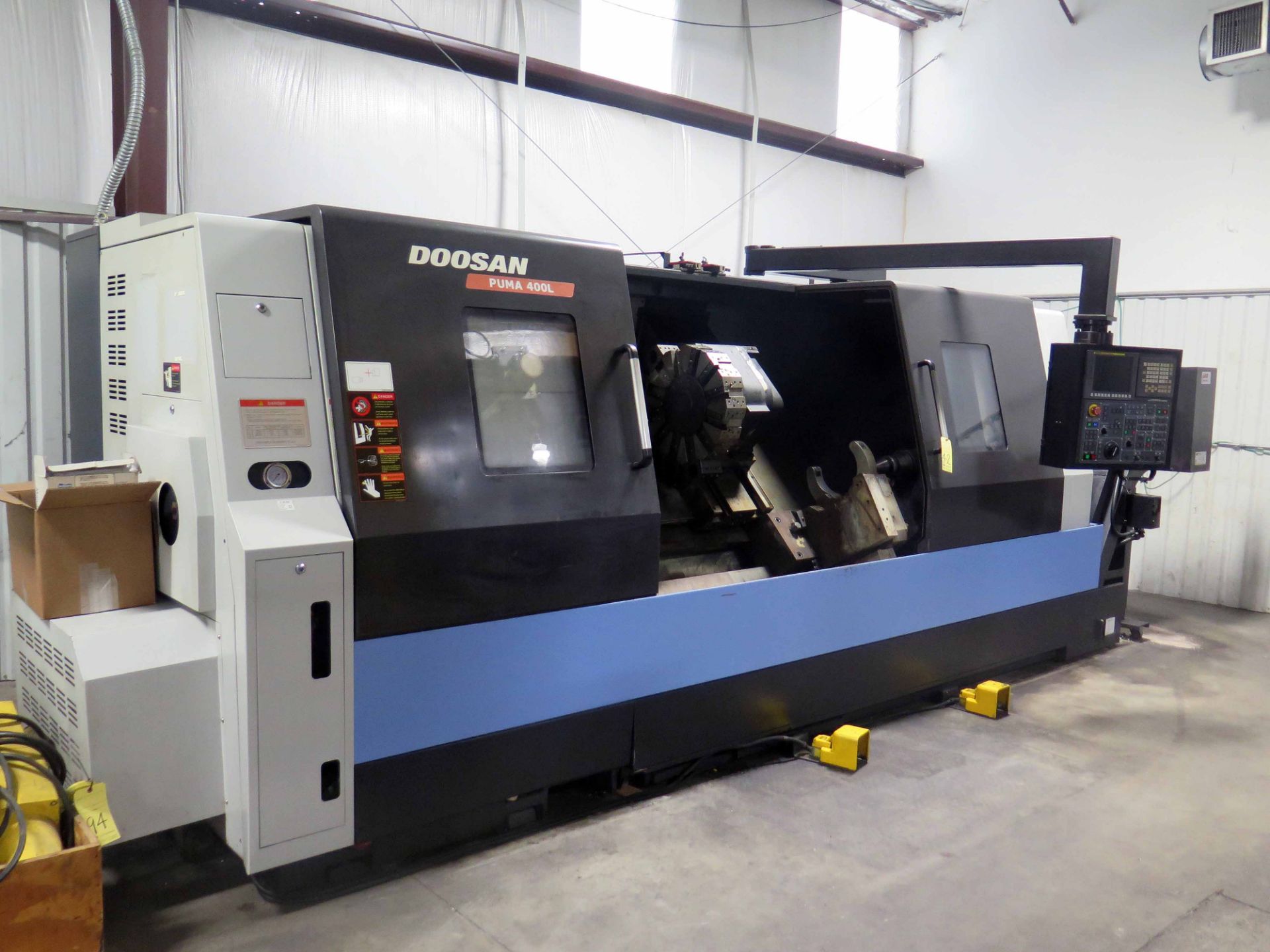 CNC LATHE, DOOSAN PUMA MDL. 400LC, new 2011, Doosan Fanuc I Series CNC control, 27.5" swing over