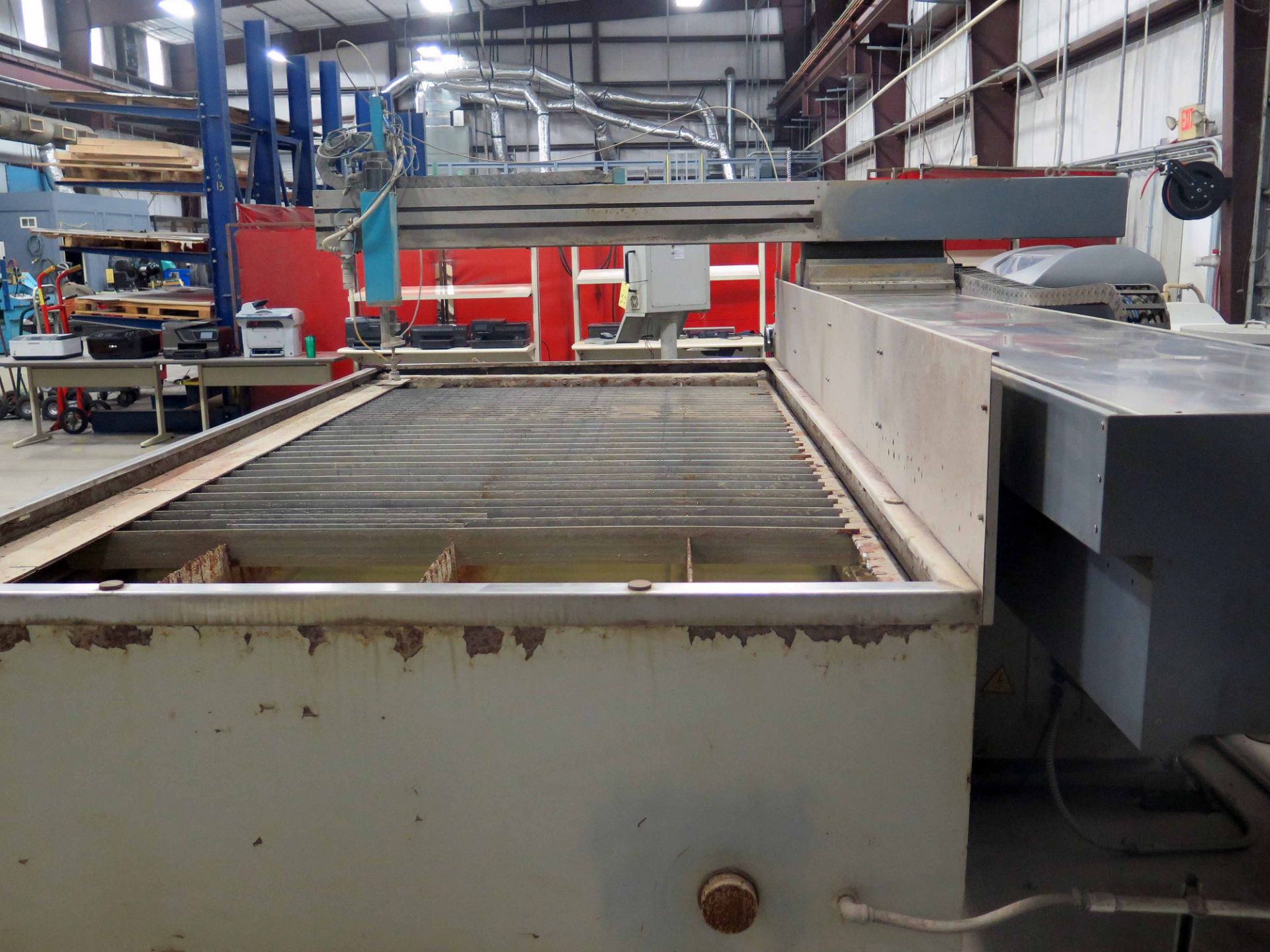 WATERJET CUTTING MACHINE, FLOW MACH II MDL. M2-4020B, new 2011, 78" x 157" tbl., ZX Waternife 30 - Image 6 of 8