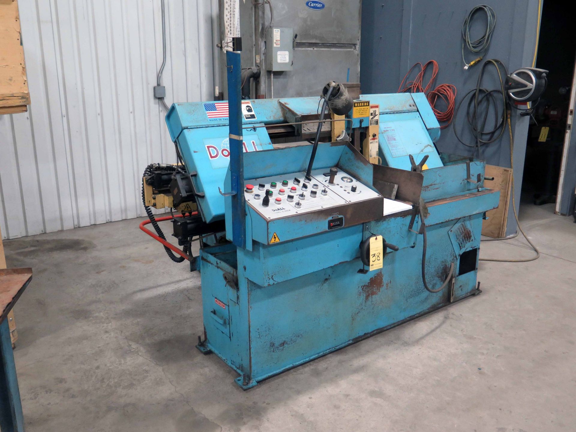 AUTOMATIC HORIZONTAL BANDSAW, DOALL MDL. C-305A, 12" round cap., 144” band length, 460 v., 3- - Image 2 of 5