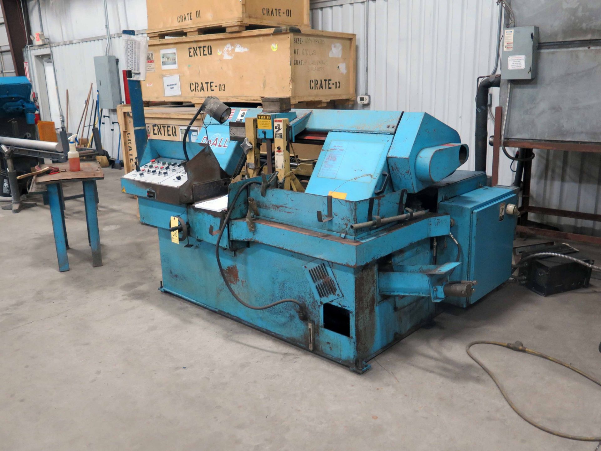 AUTOMATIC HORIZONTAL BANDSAW, DOALL MDL. C-305A, 12" round cap., 144” band length, 460 v., 3- - Image 3 of 5