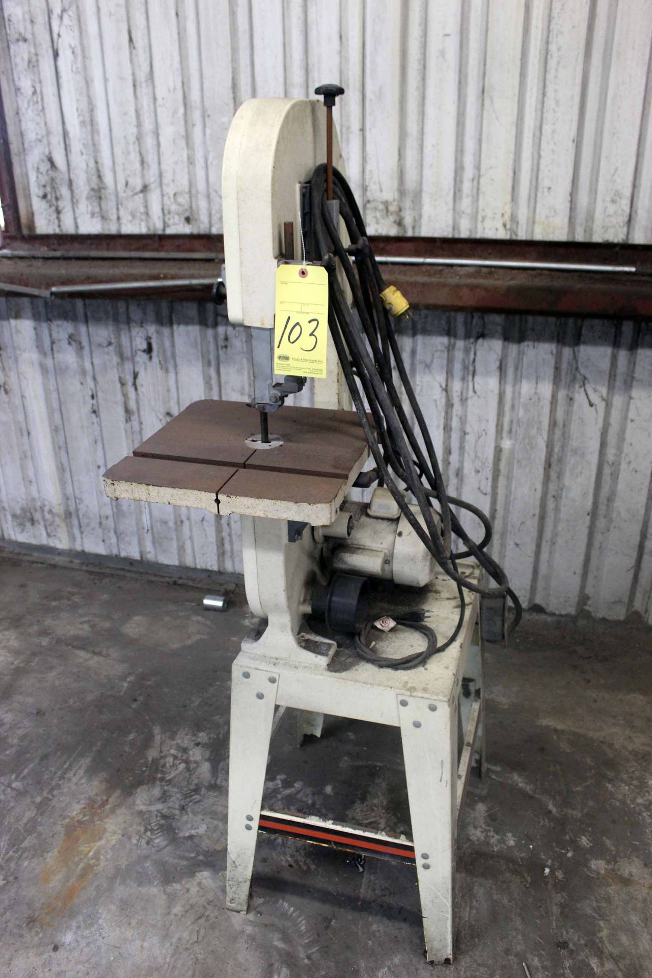 VERTICAL BANDSAW, JET 12" MDL. JWB5-1205, 1/2 HP motor, S/N 22700