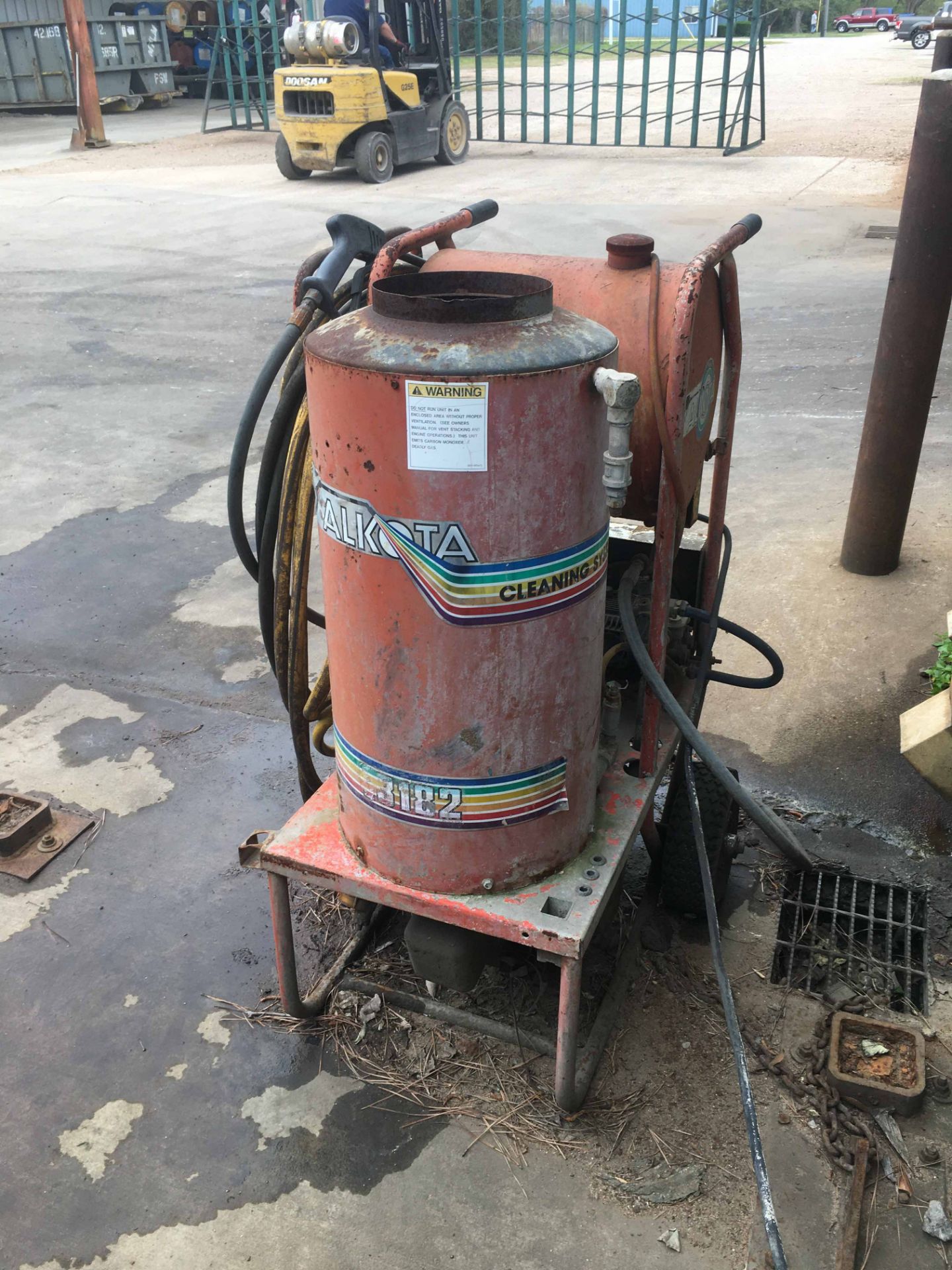 DIESEL FIRED PRESSURE WASHER, ALKOTA, electric pump - Image 2 of 2