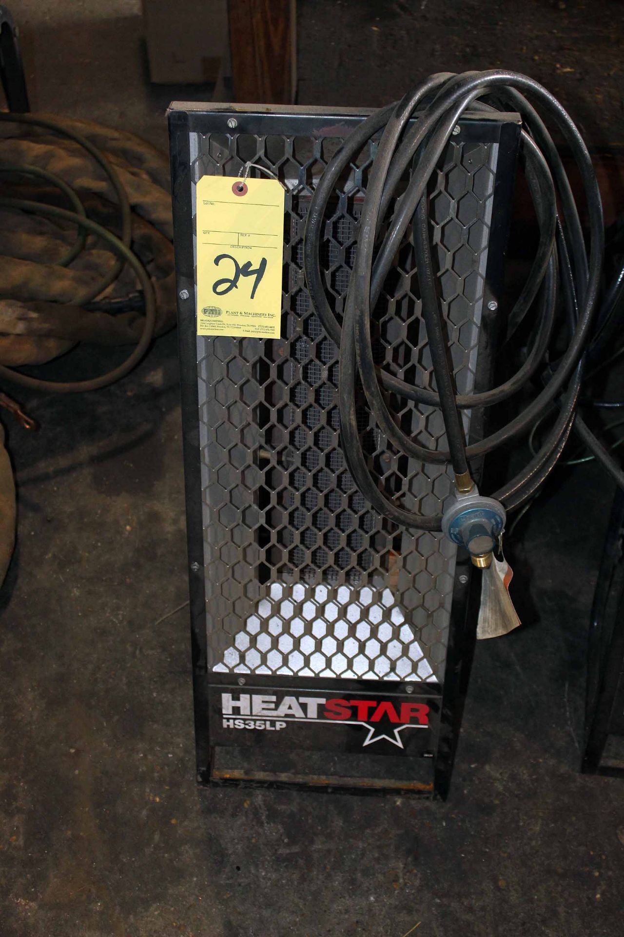 PORTABLE RADIANT HEATER, HEATSTAR MDL. HS35LP, propane