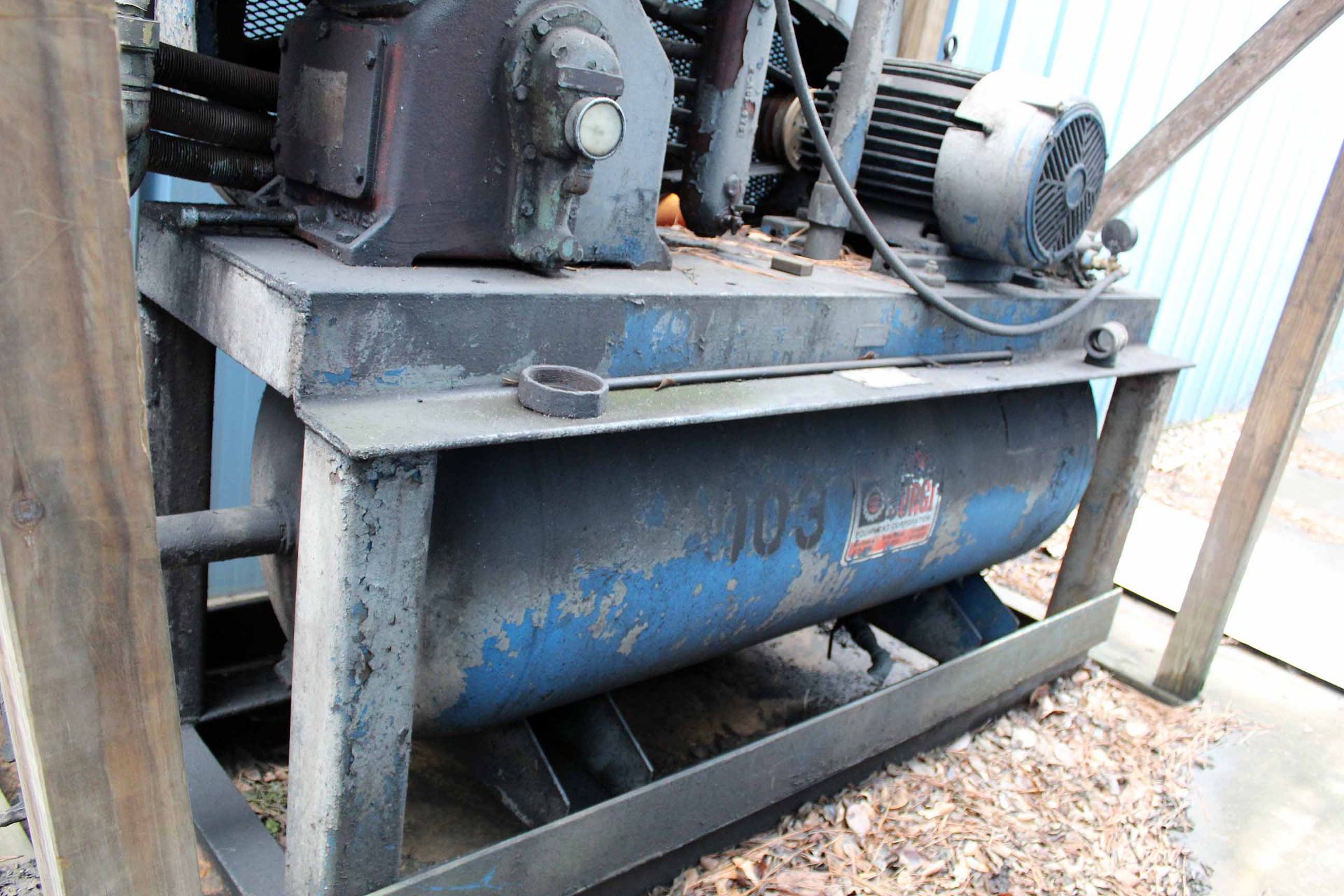 RECIPROCATING COMPRESSOR, 20 HP (Note: out of service) - Image 3 of 4