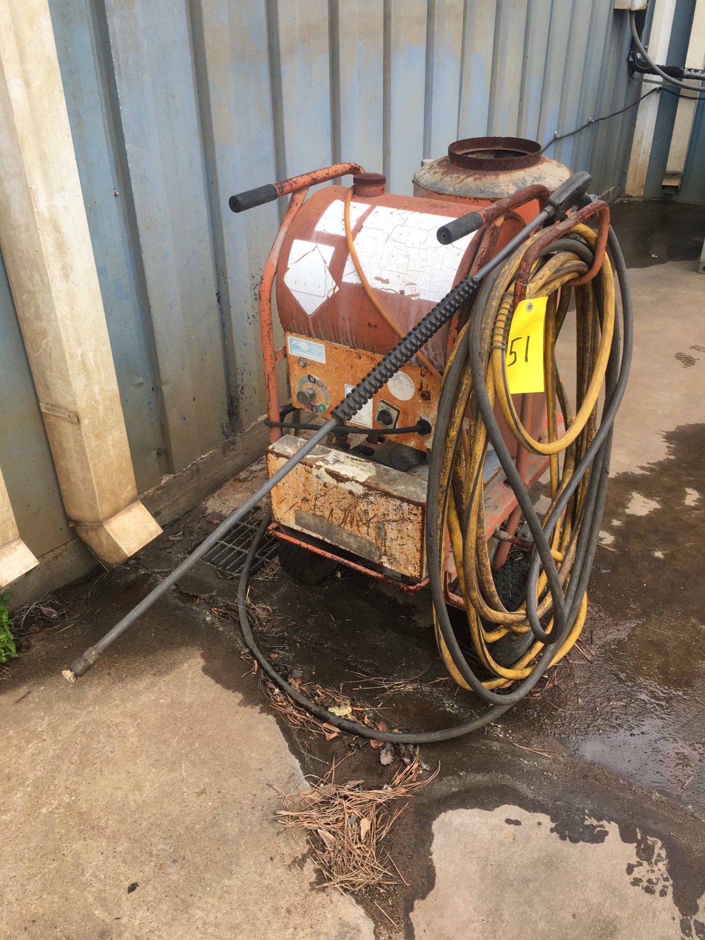 DIESEL FIRED PRESSURE WASHER, ALKOTA, electric pump