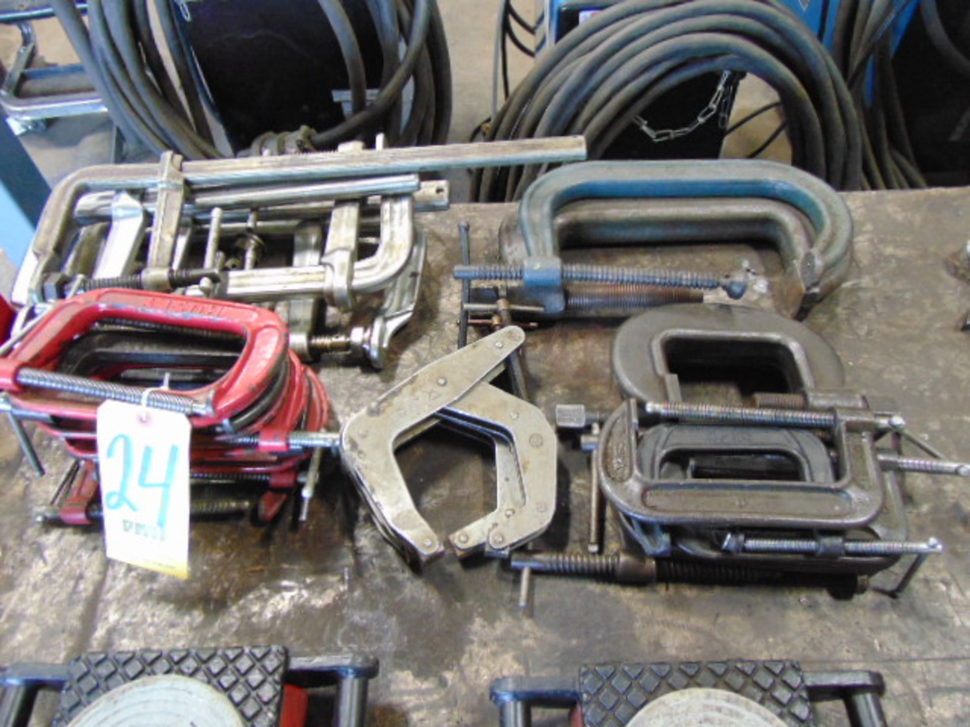 LOT OF C-CLAMPS