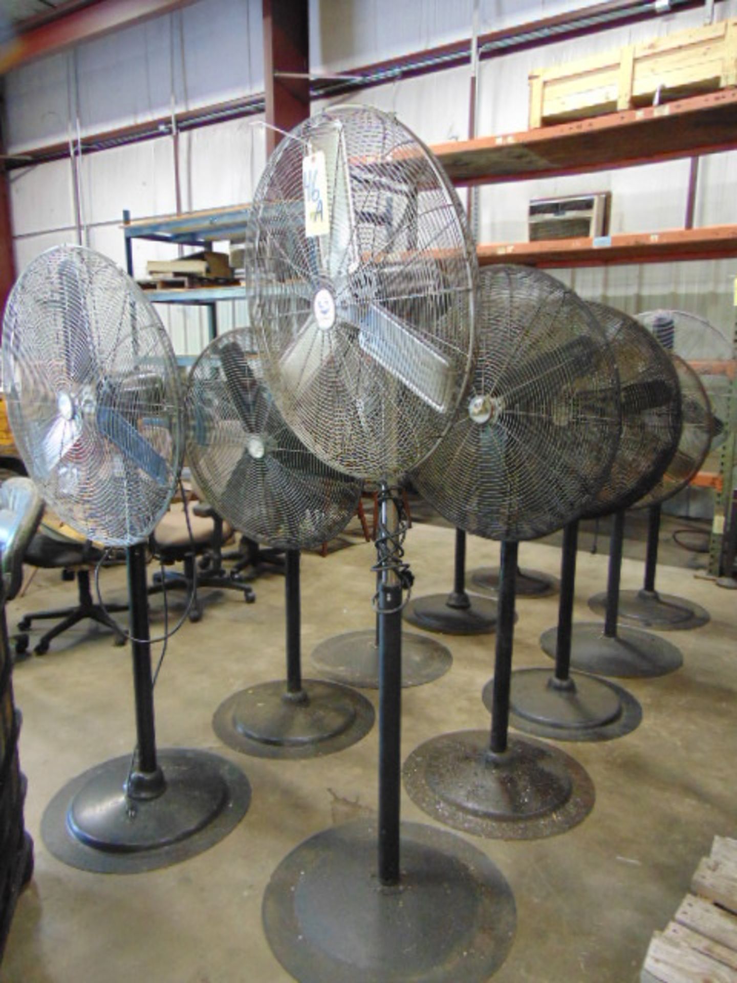 LOT OF PEDESTAL FANS (10)