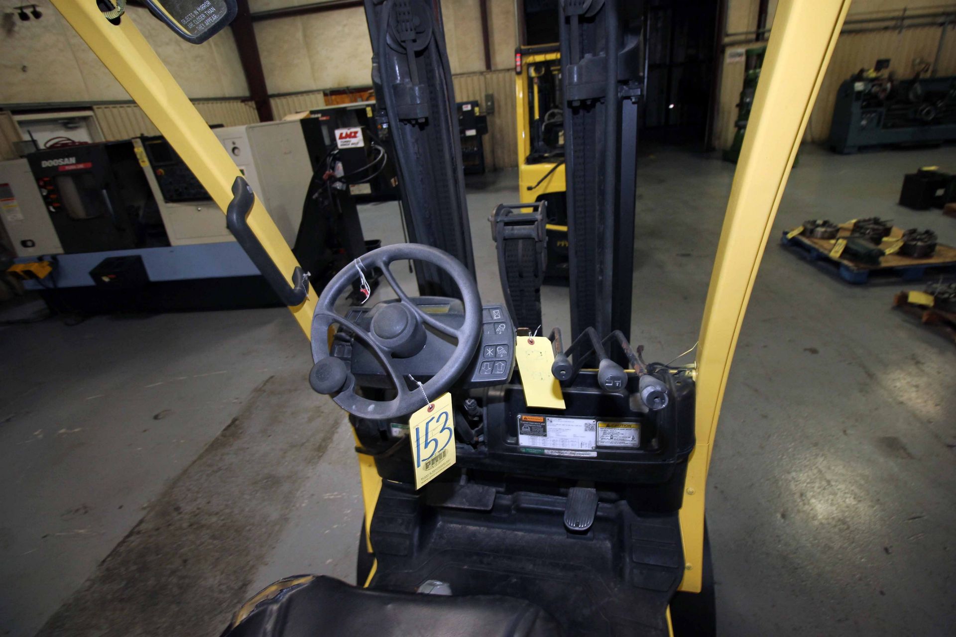 FORKLIFT, HYSTER 6,000 LB. BASE CAP. MDL. S60FT, new 2014, LPG, 83" triple stage mast, 189" lift - Image 7 of 7