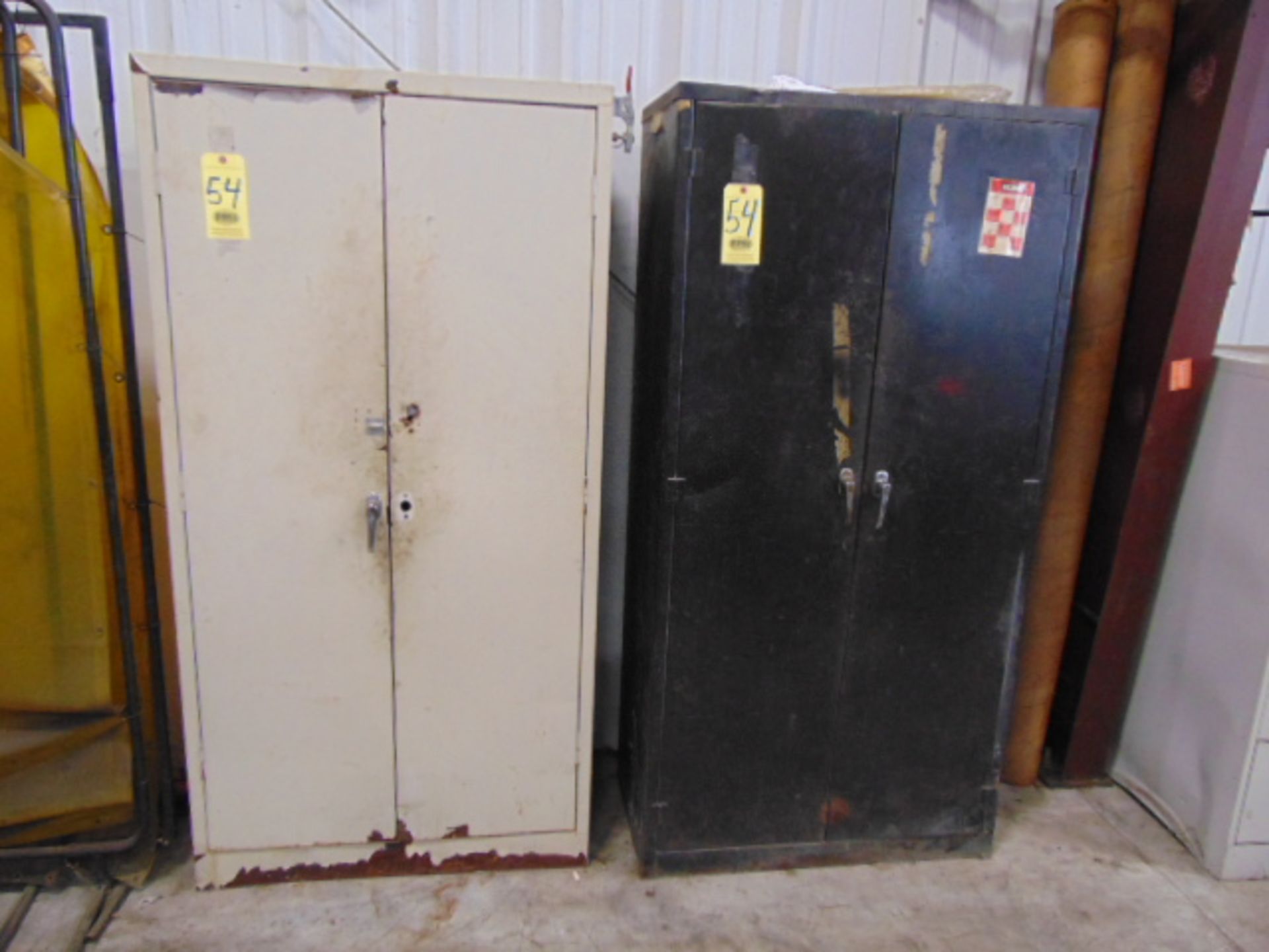 LOT OF SUPPLY CABINETS (2), 2-door