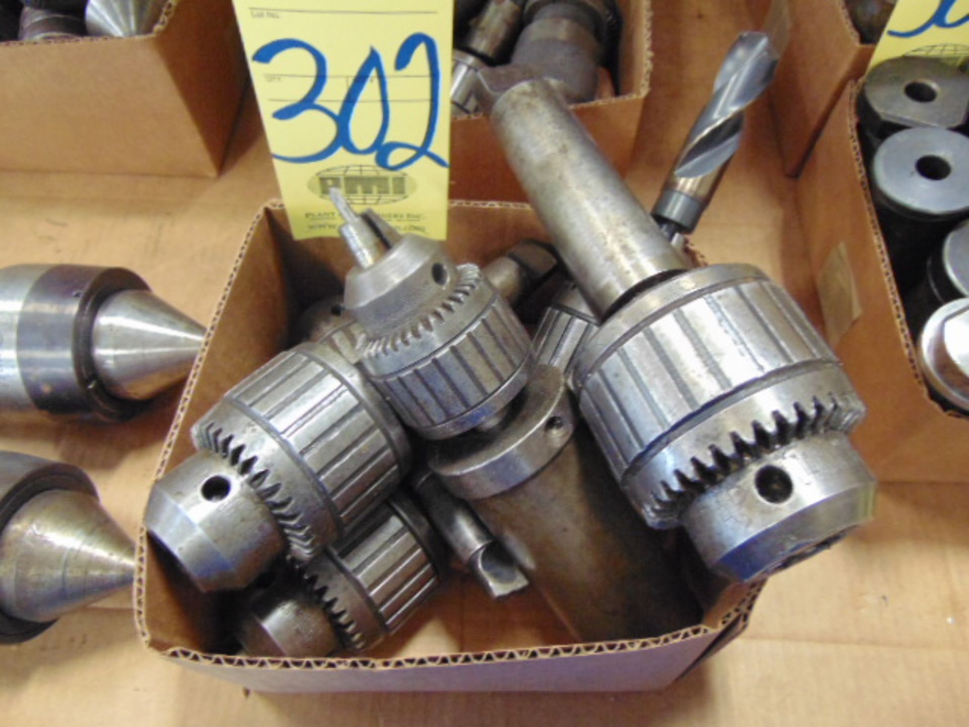LOT OF JACOBS DRILL CHUCKS (6), assorted (in one box)