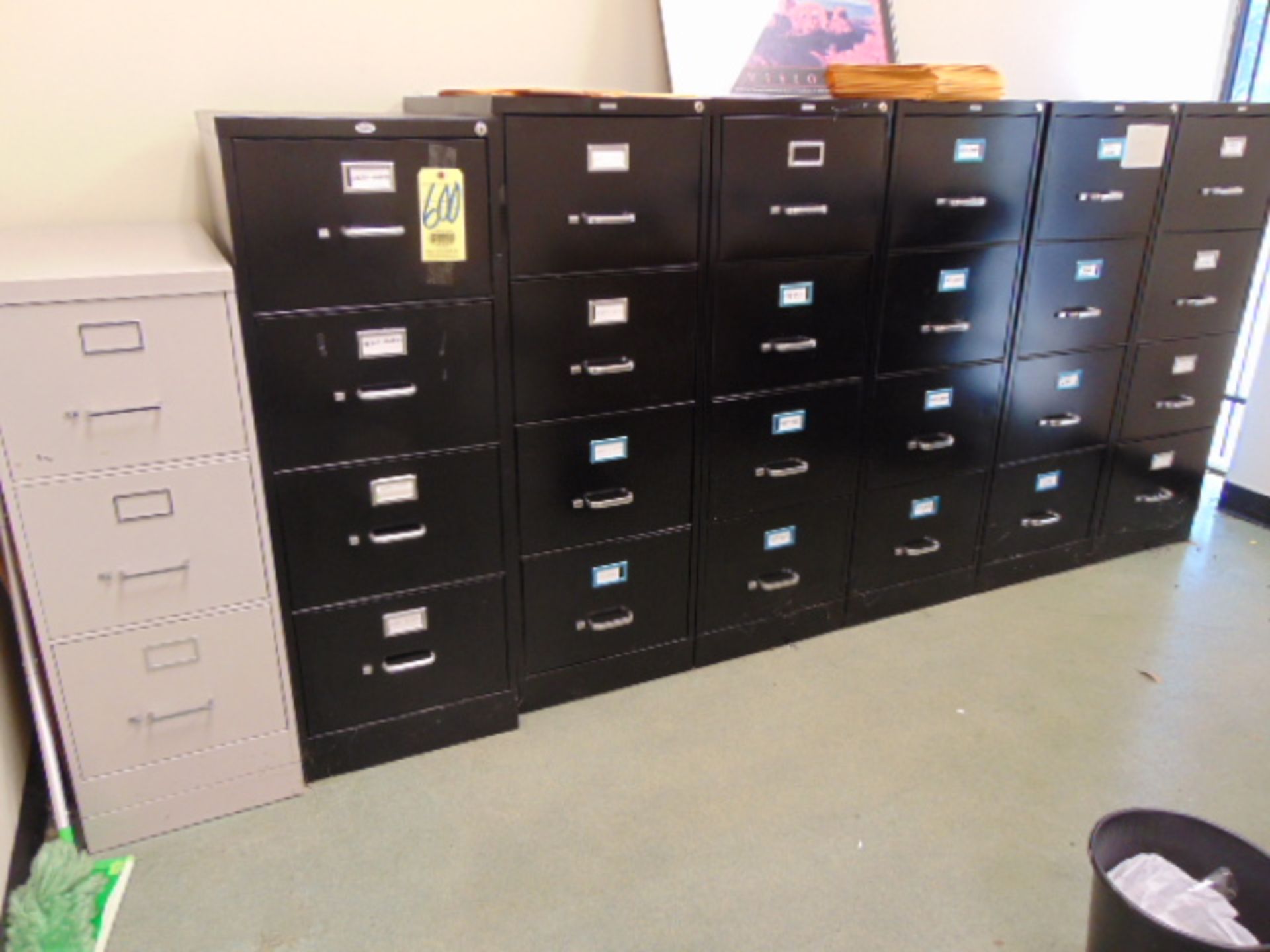 LOT OF FILE CABINETS (7), assorted