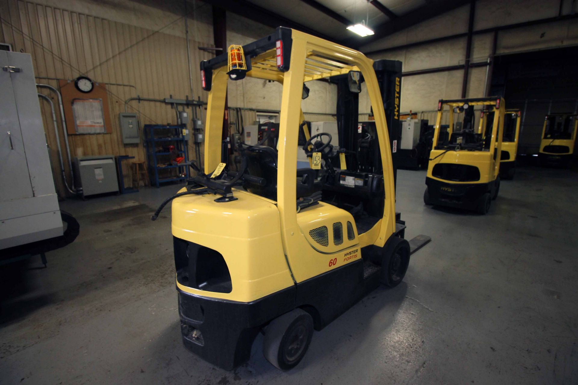 FORKLIFT, HYSTER 6,000 LB. BASE CAP. MDL. S60FT, new 2014, LPG, 83" triple stage mast, 189" lift - Image 2 of 7