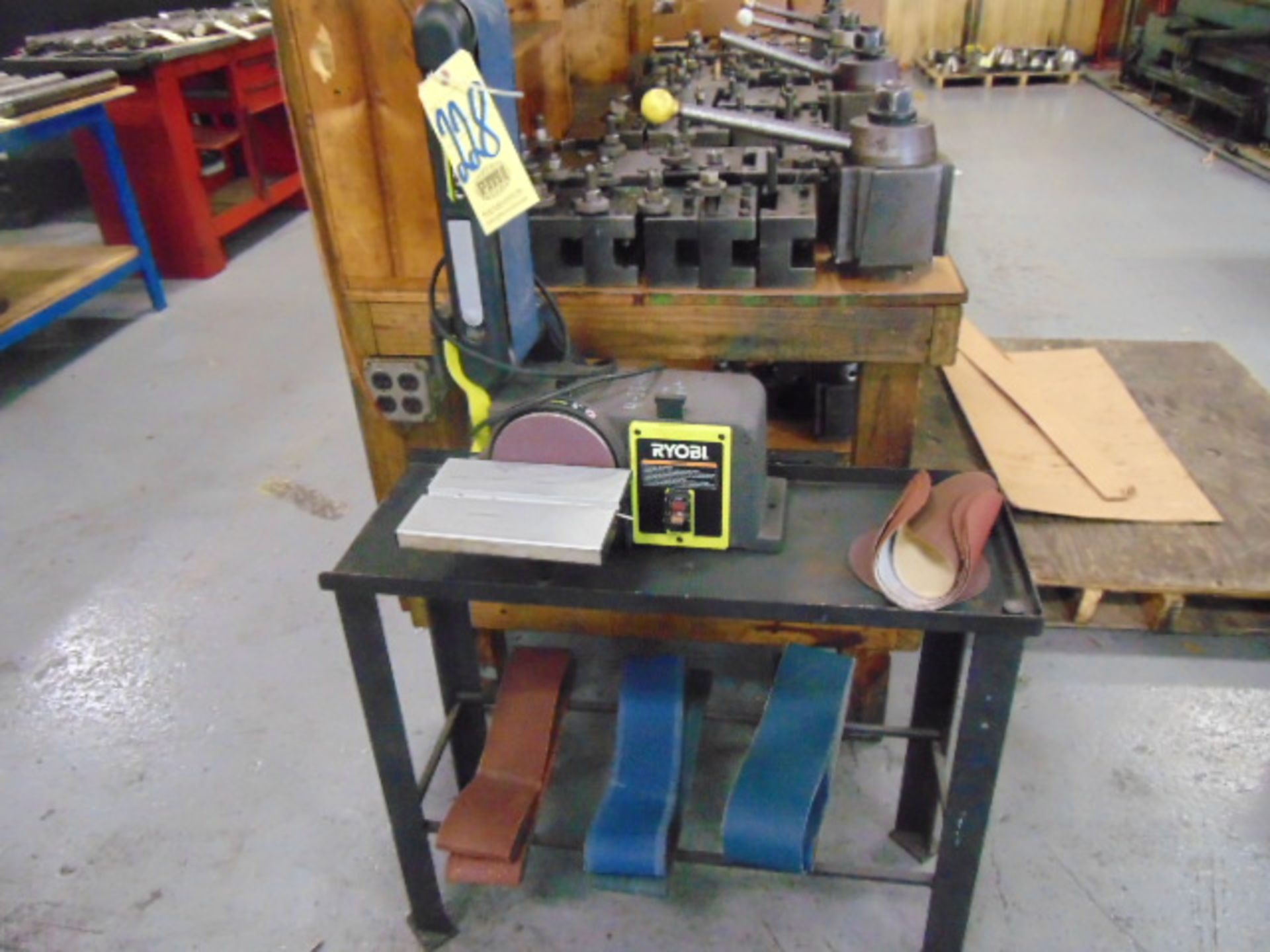 COMBINATION BELT/DISC SANDER, RYOBI MDL. BD4601G4, 4" belt, 6" disc