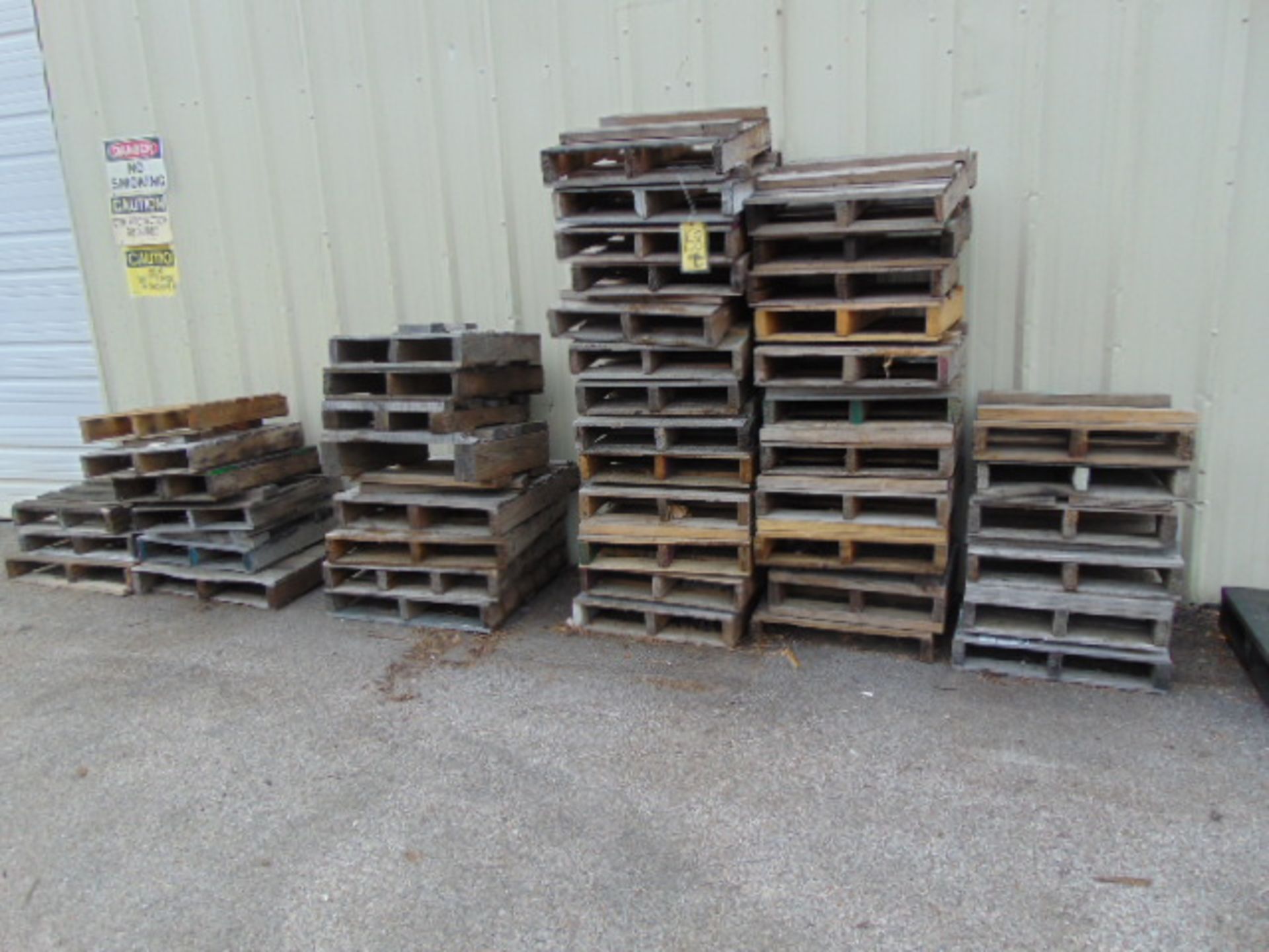 LOT OF ASSORTED PALLETS