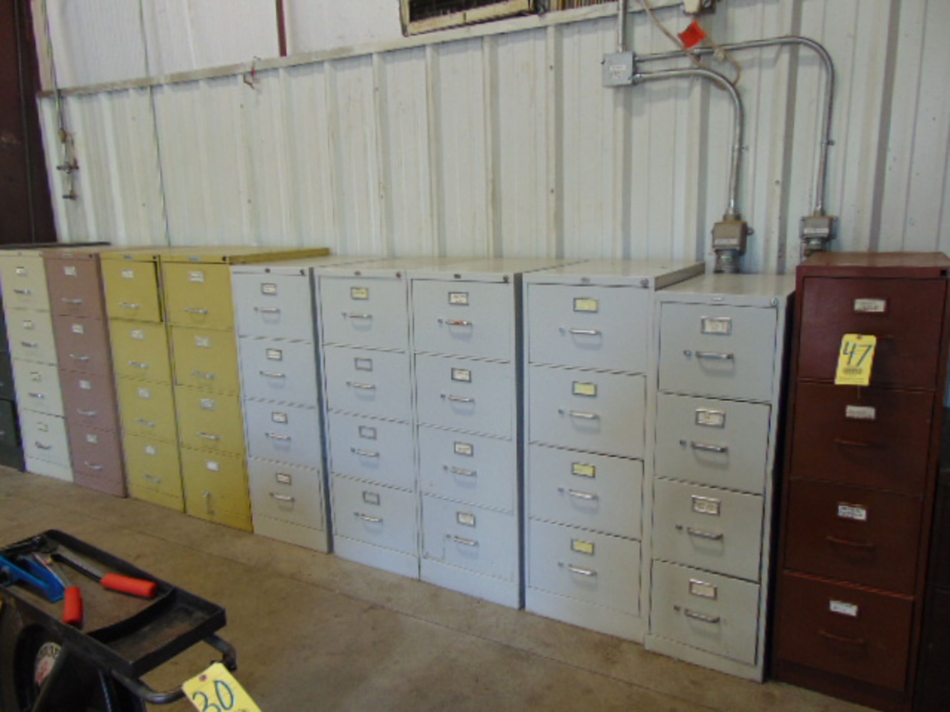 LOT OF FILE CABINETS (12), assorted