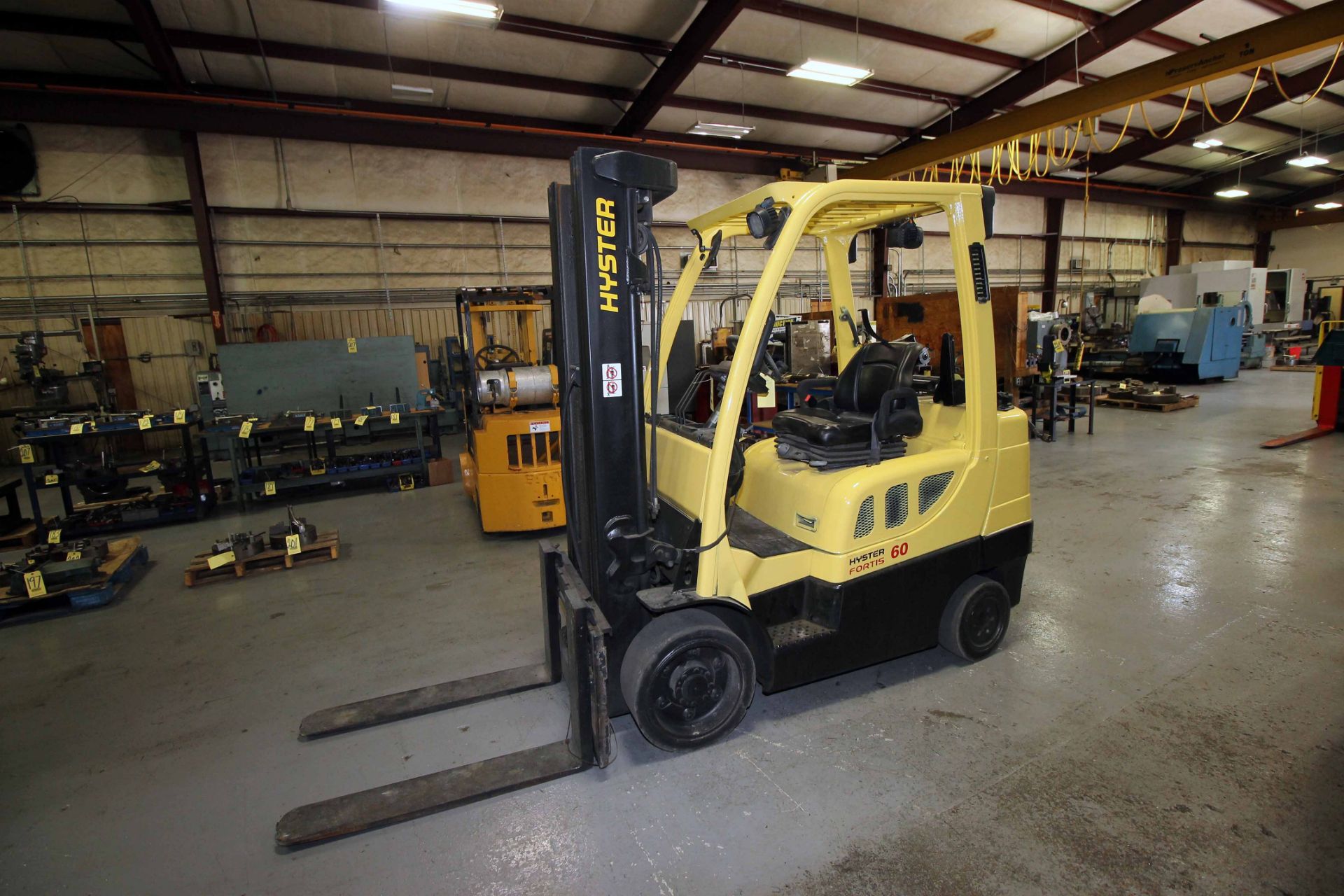 FORKLIFT, HYSTER 6,000 LB. BASE CAP. MDL. S60FT, new 2014, LPG, 83" triple stage mast, 189" lift - Image 4 of 7